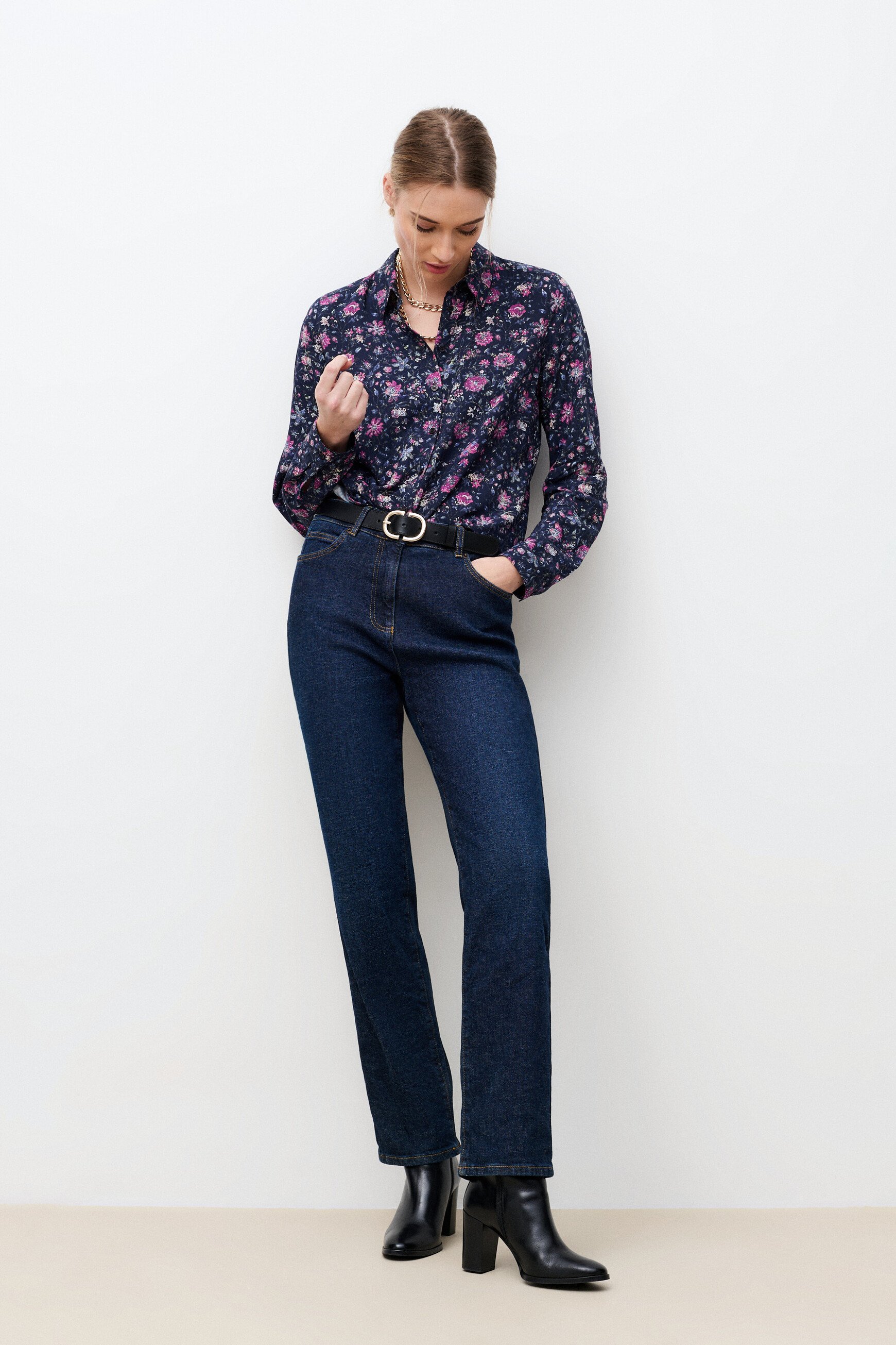 Chemise Cjessica bleu marine femme