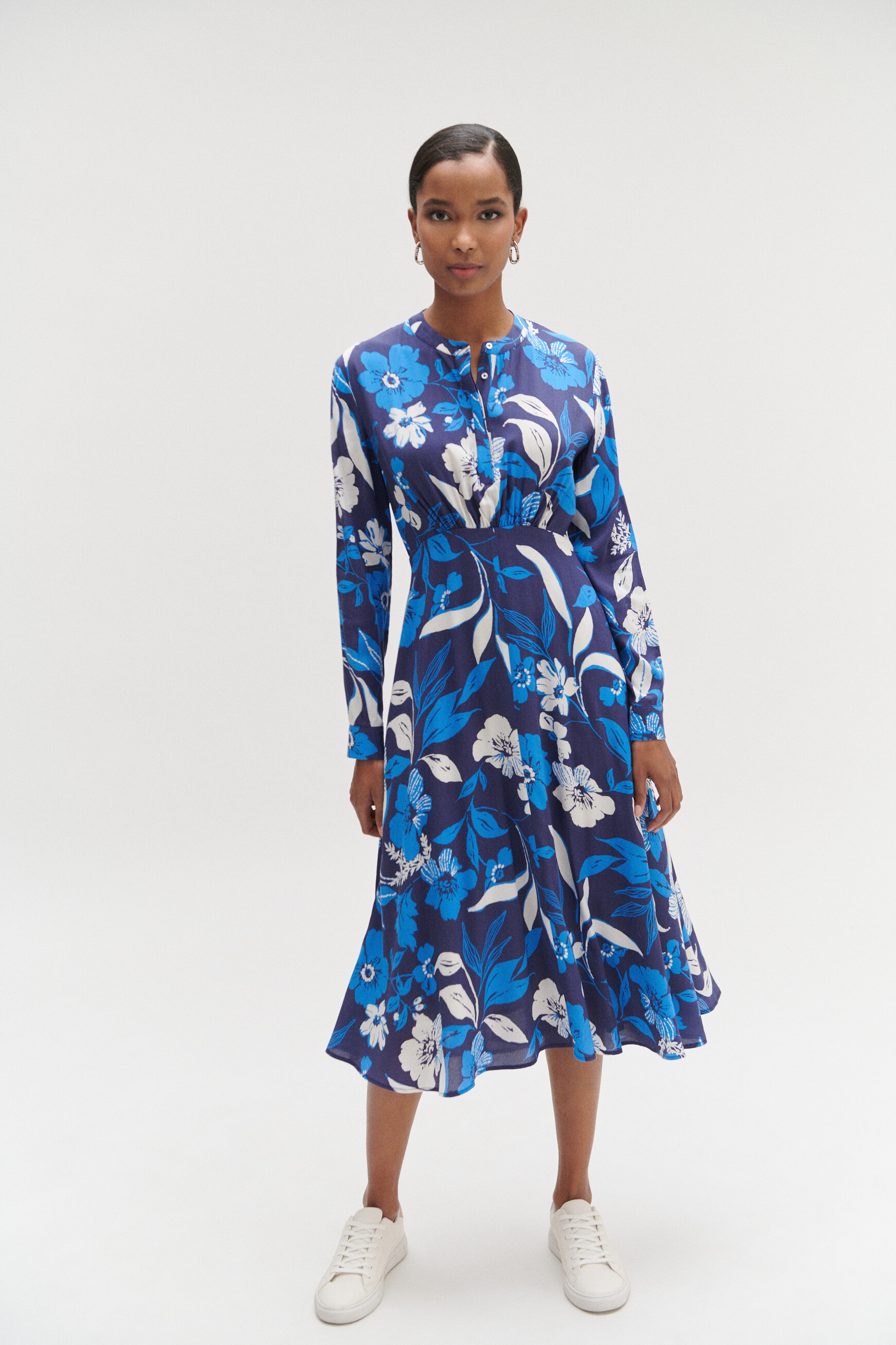 robe janet fleurie bleu femme robe janet fleurie bleu femme