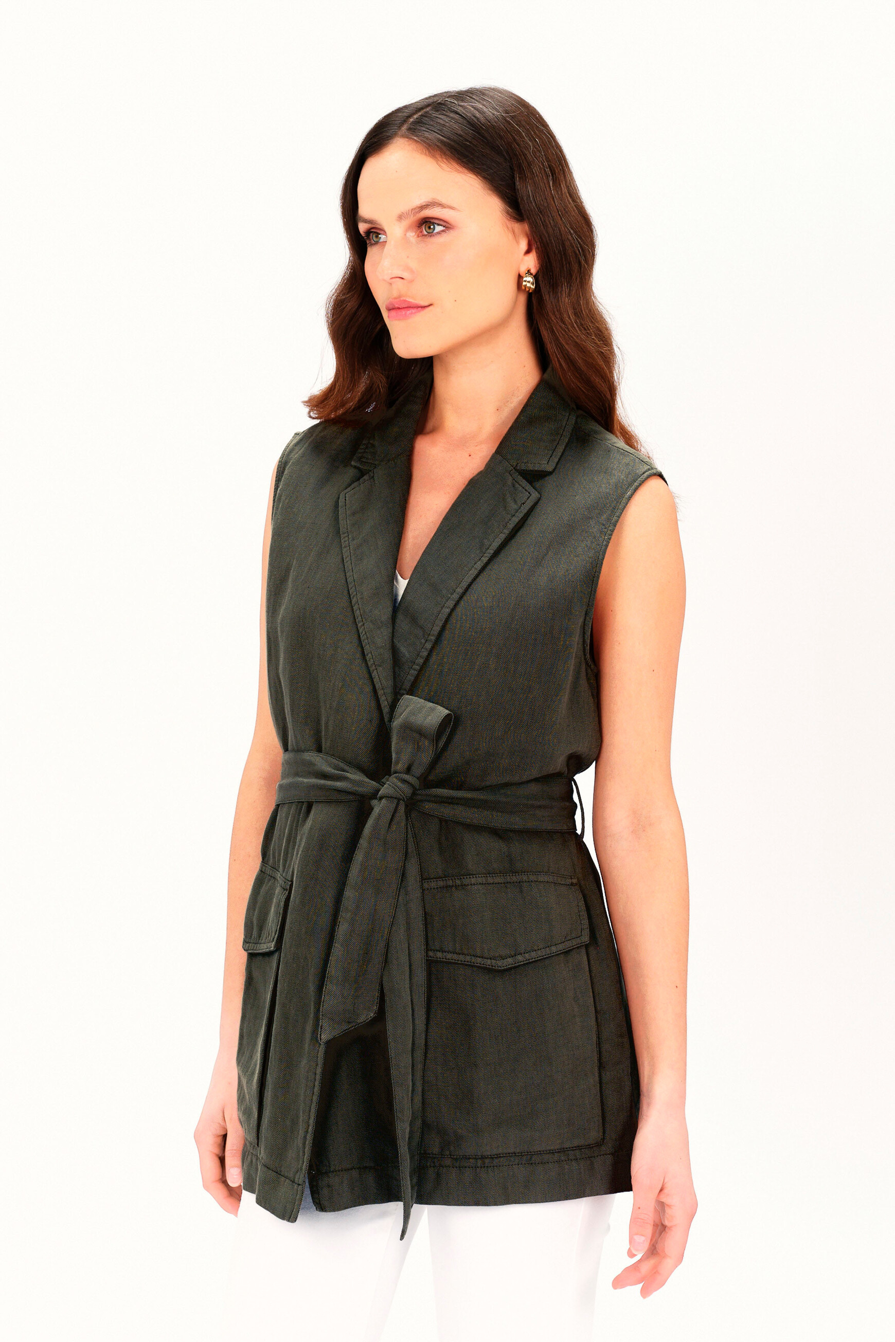 Veste veracruz vert kaki femme