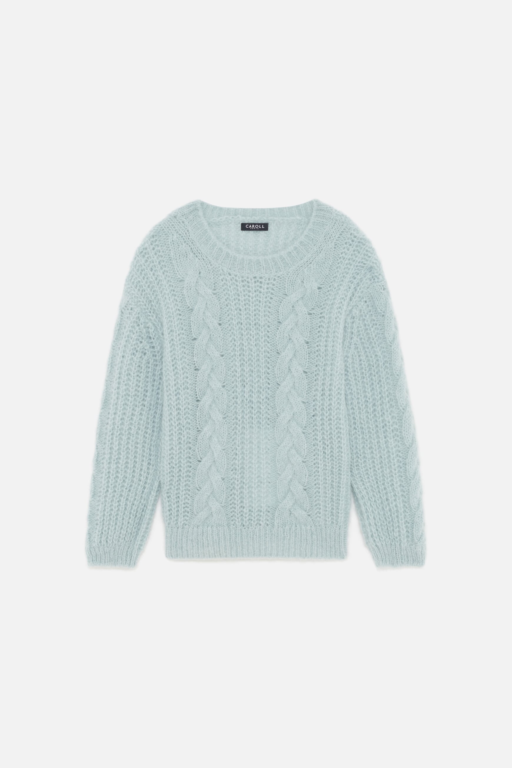 Pull Mleandro bleu gris femme