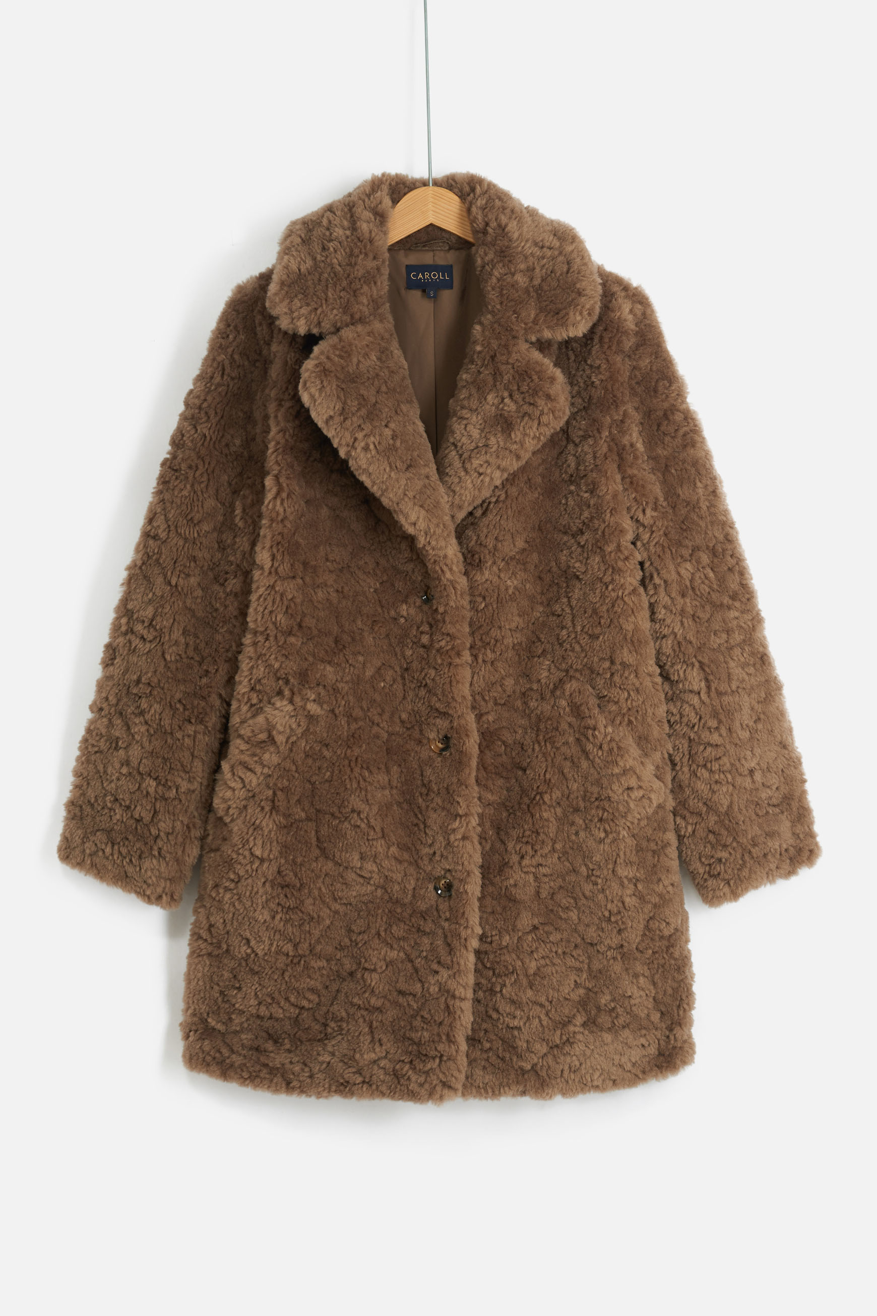 manteau clovis taupe femme manteau clovis taupe femme