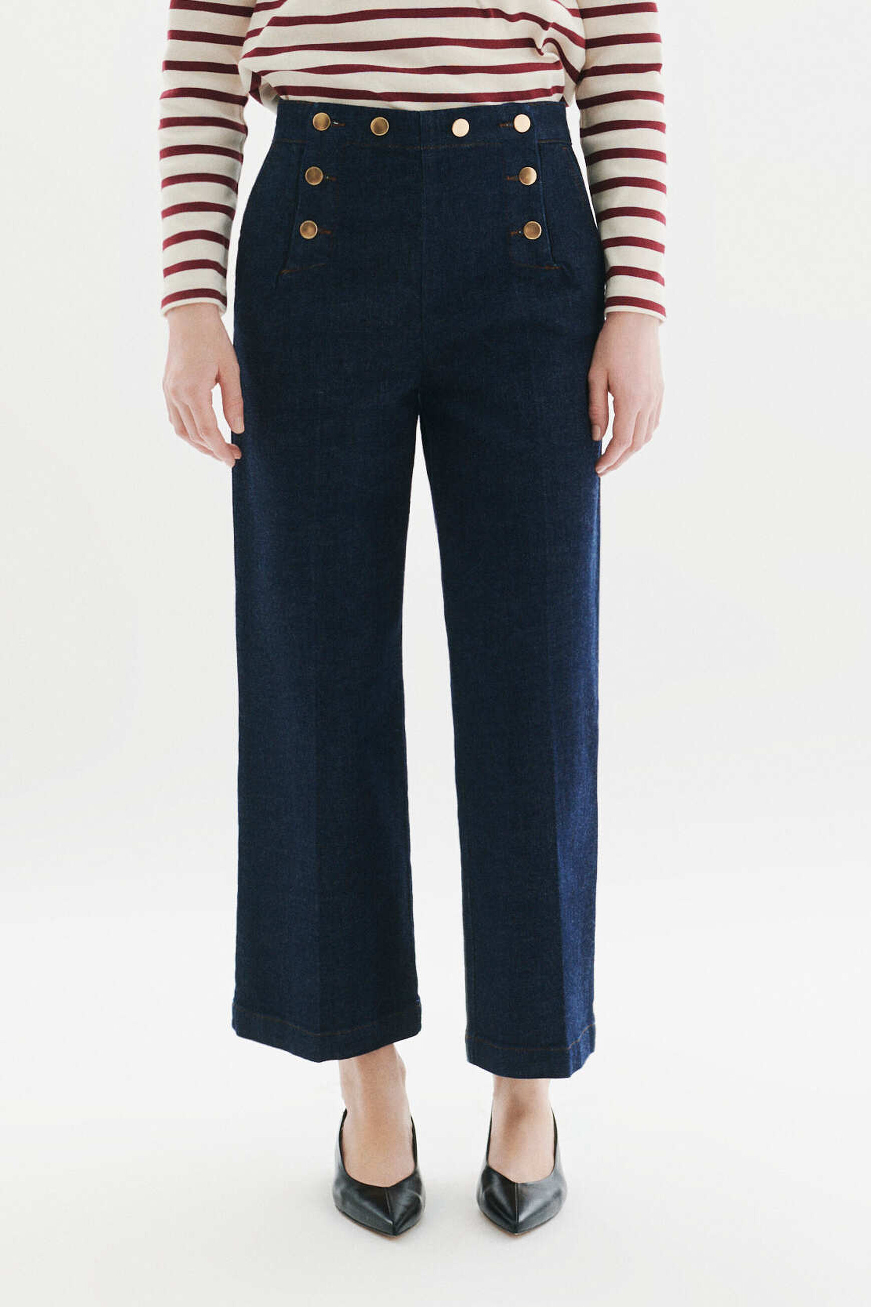 Pantalon Paolinodenim denim brut femme