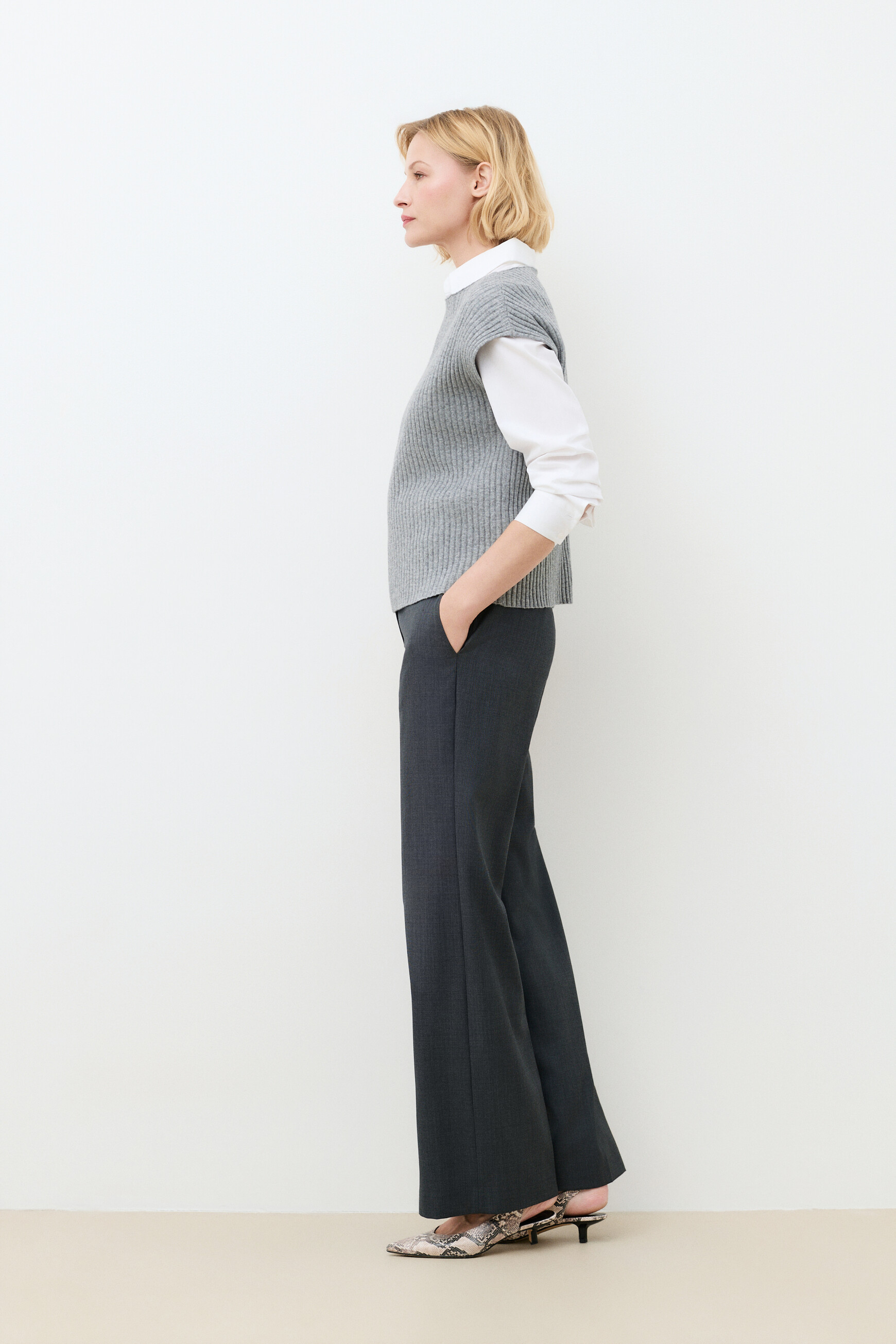 Mjudith sweater grey woman