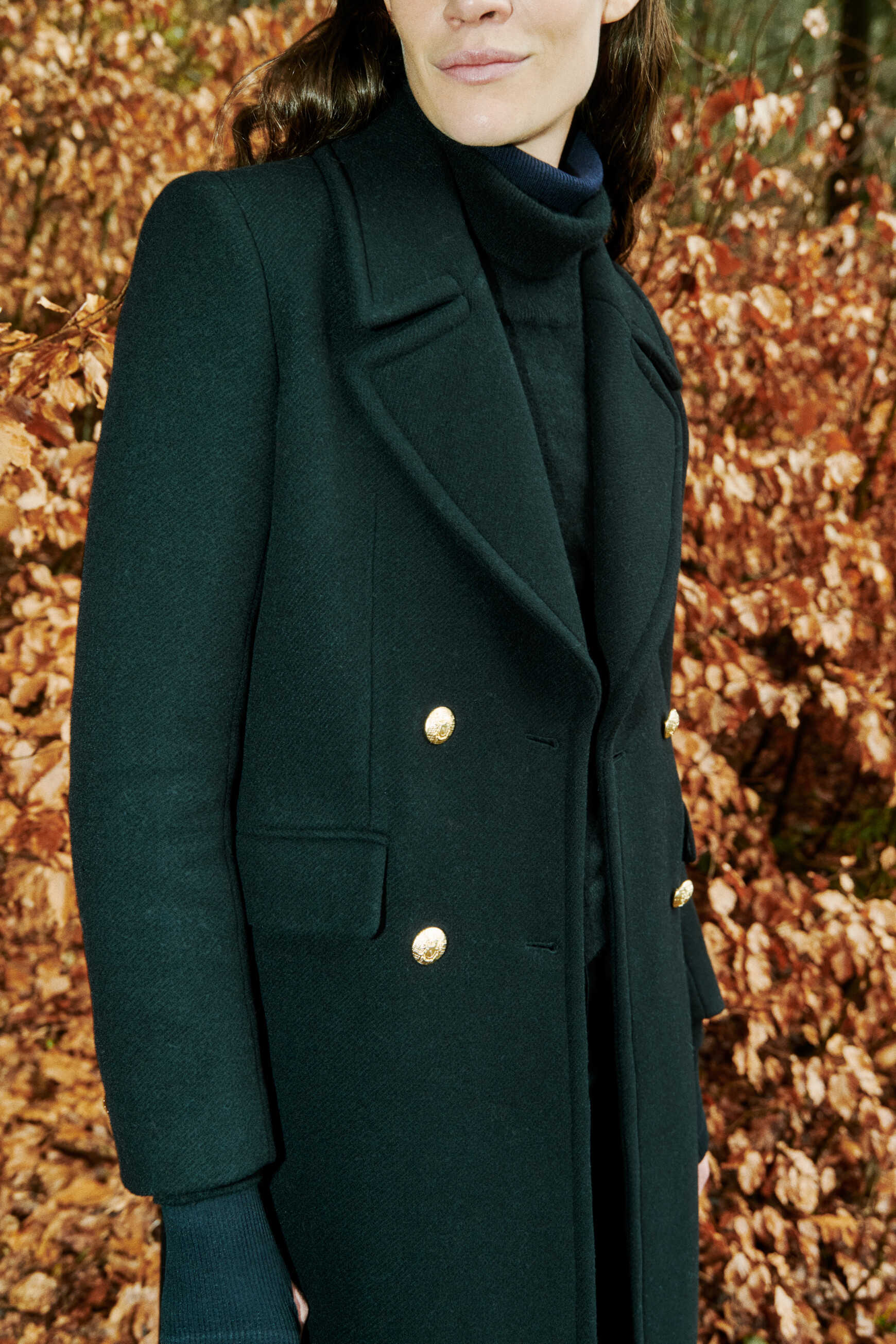 Manteau guimo noir femme