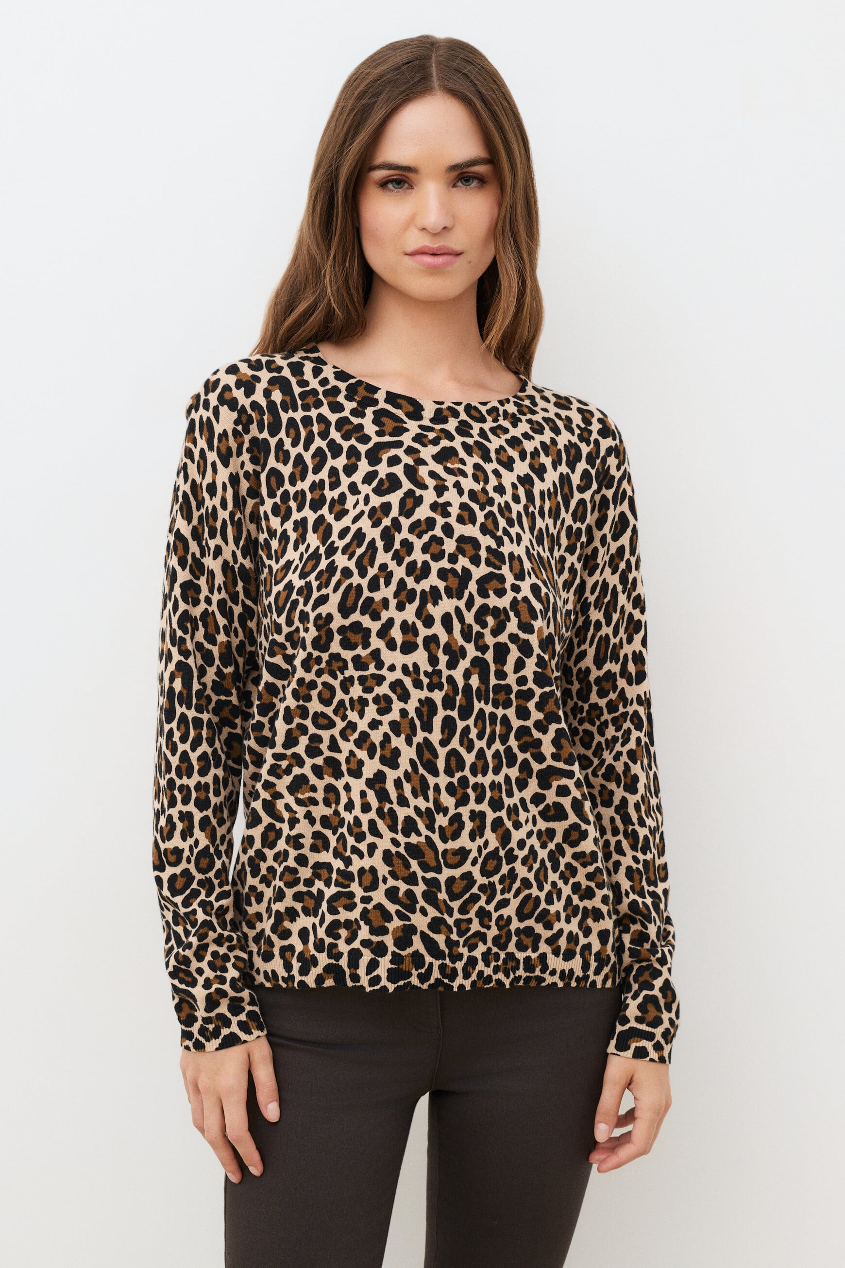 Mado sweater cognac brown woman