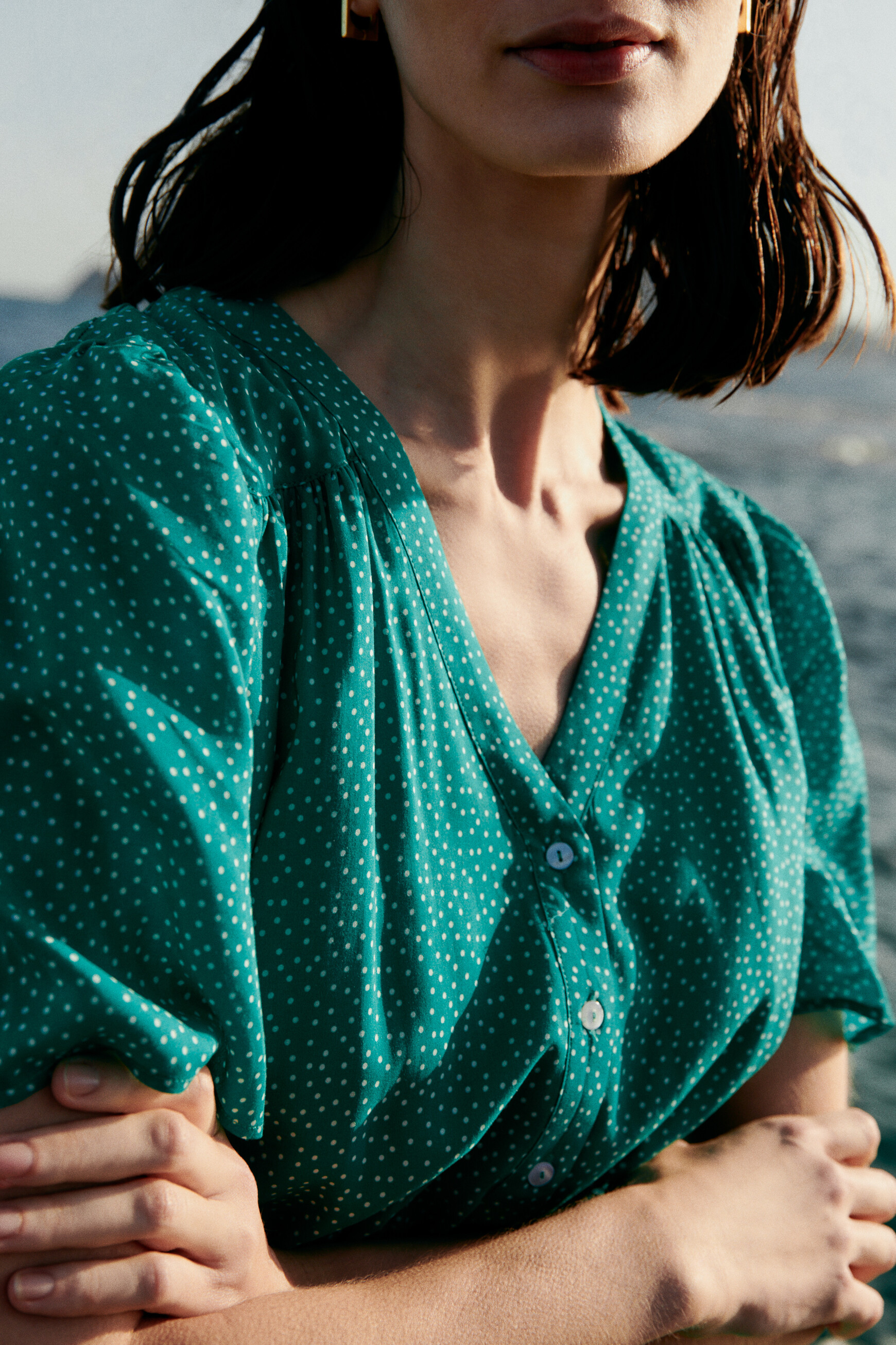 robe moura1 vert menthe femme Robe moura1 vert menthe femme