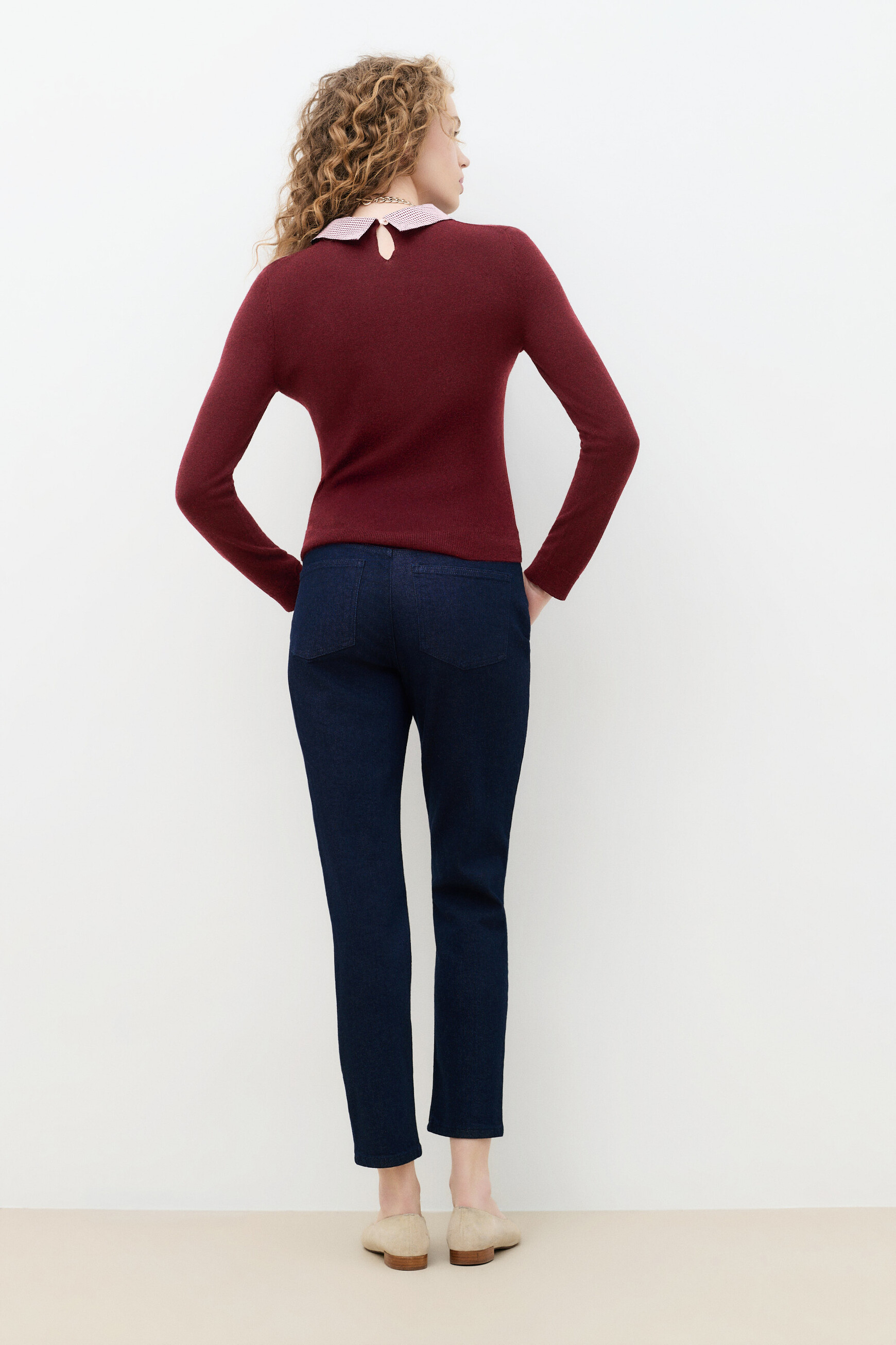 Mpamela sweater burgundy woman