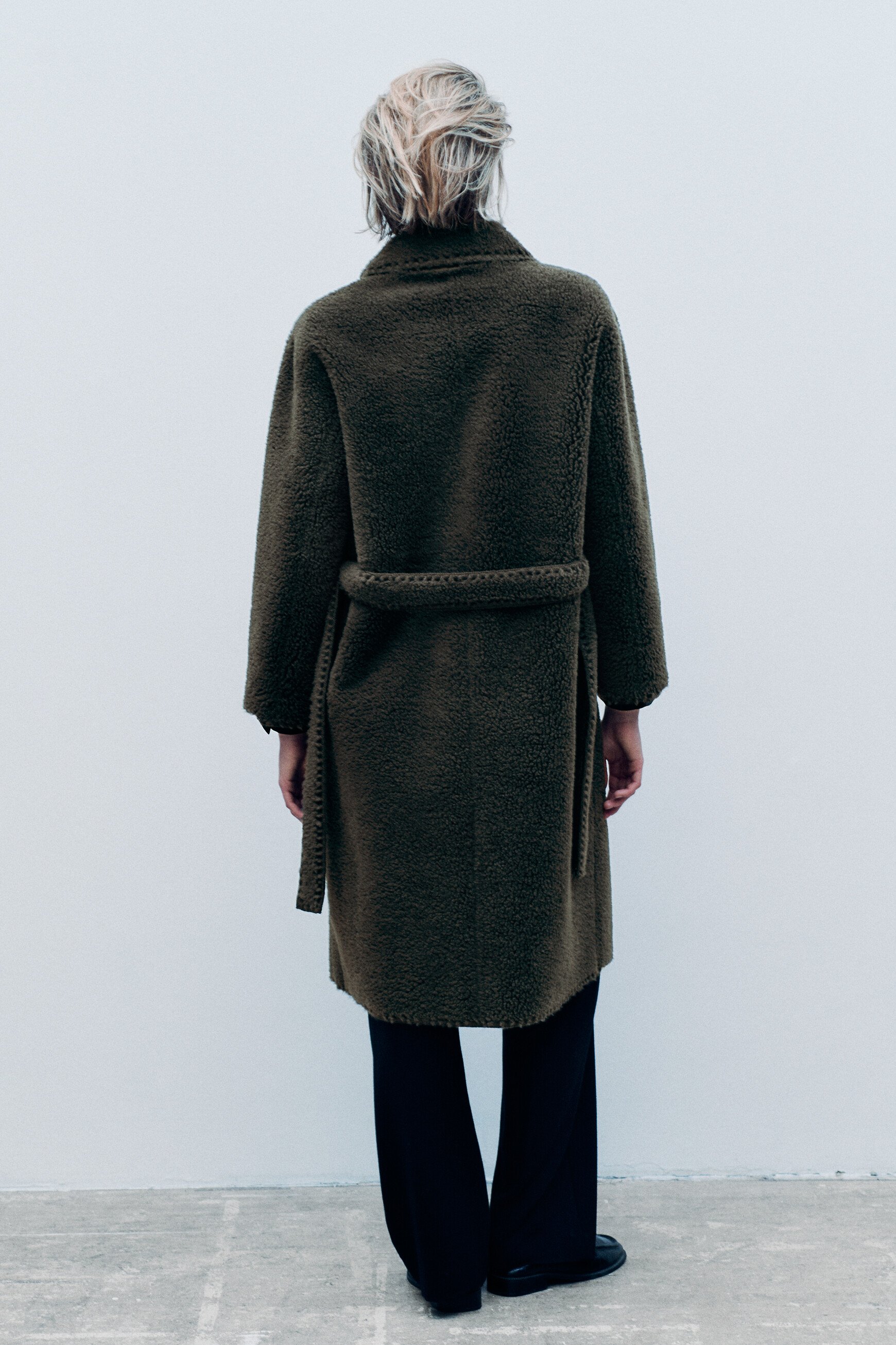 Garden coat light green woman