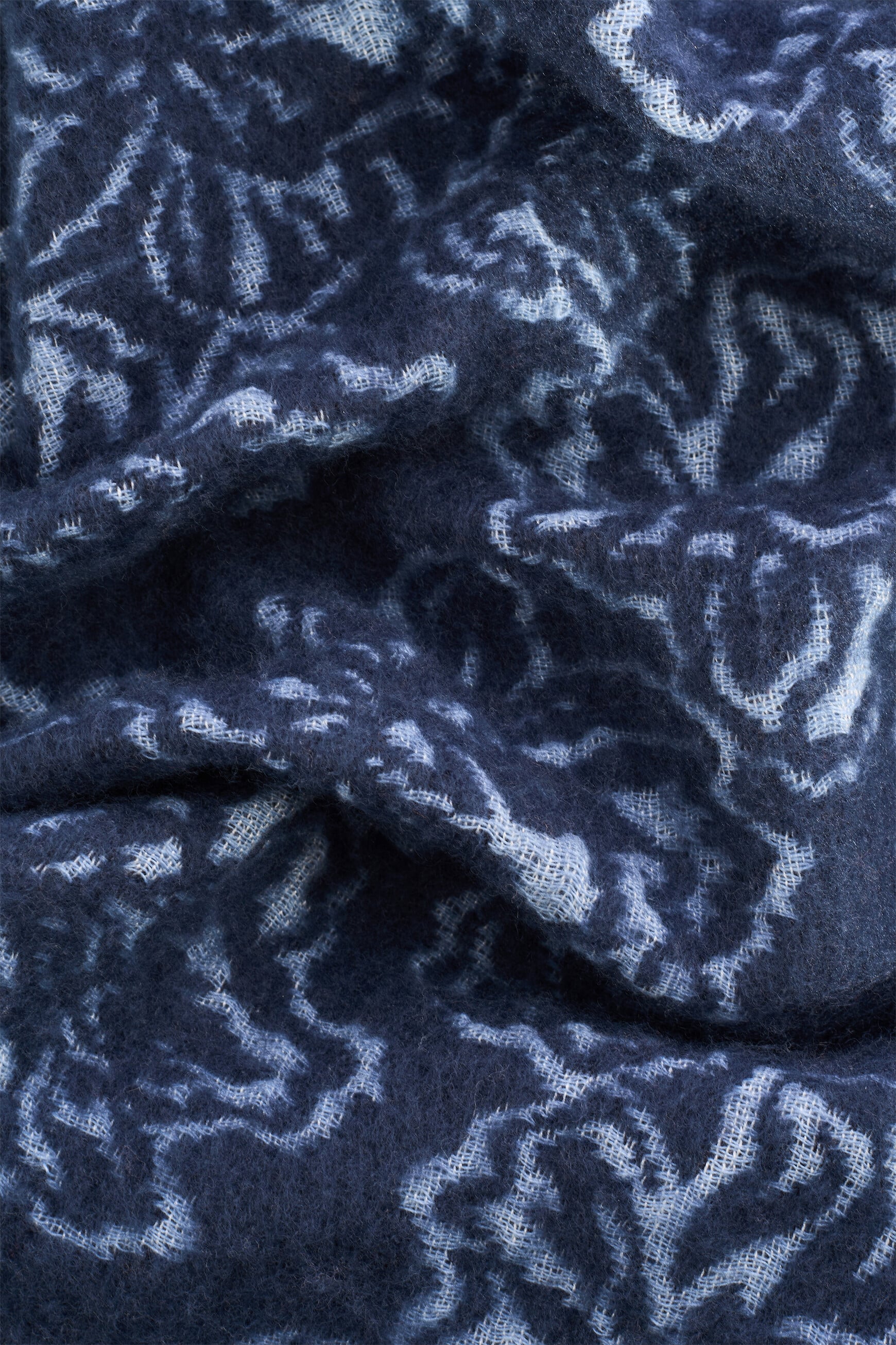 Majaca scarf navy blue woman