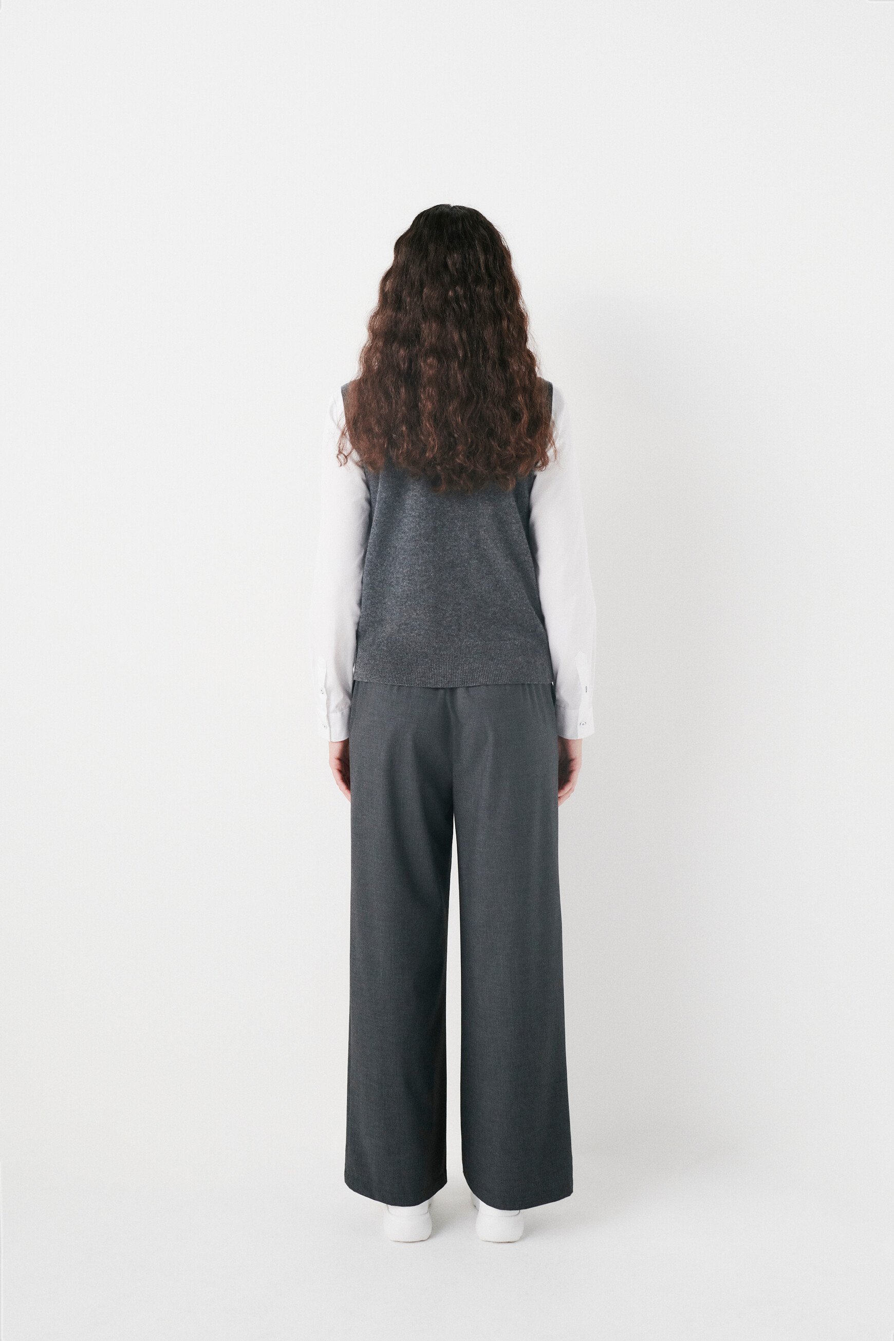 Pantalon gris foncé femme hotsell