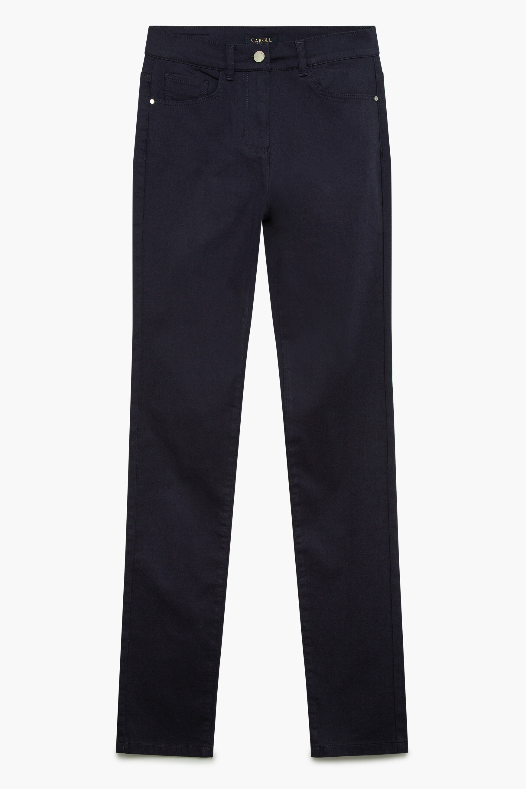 Pantalon femme hotsell bleu marine