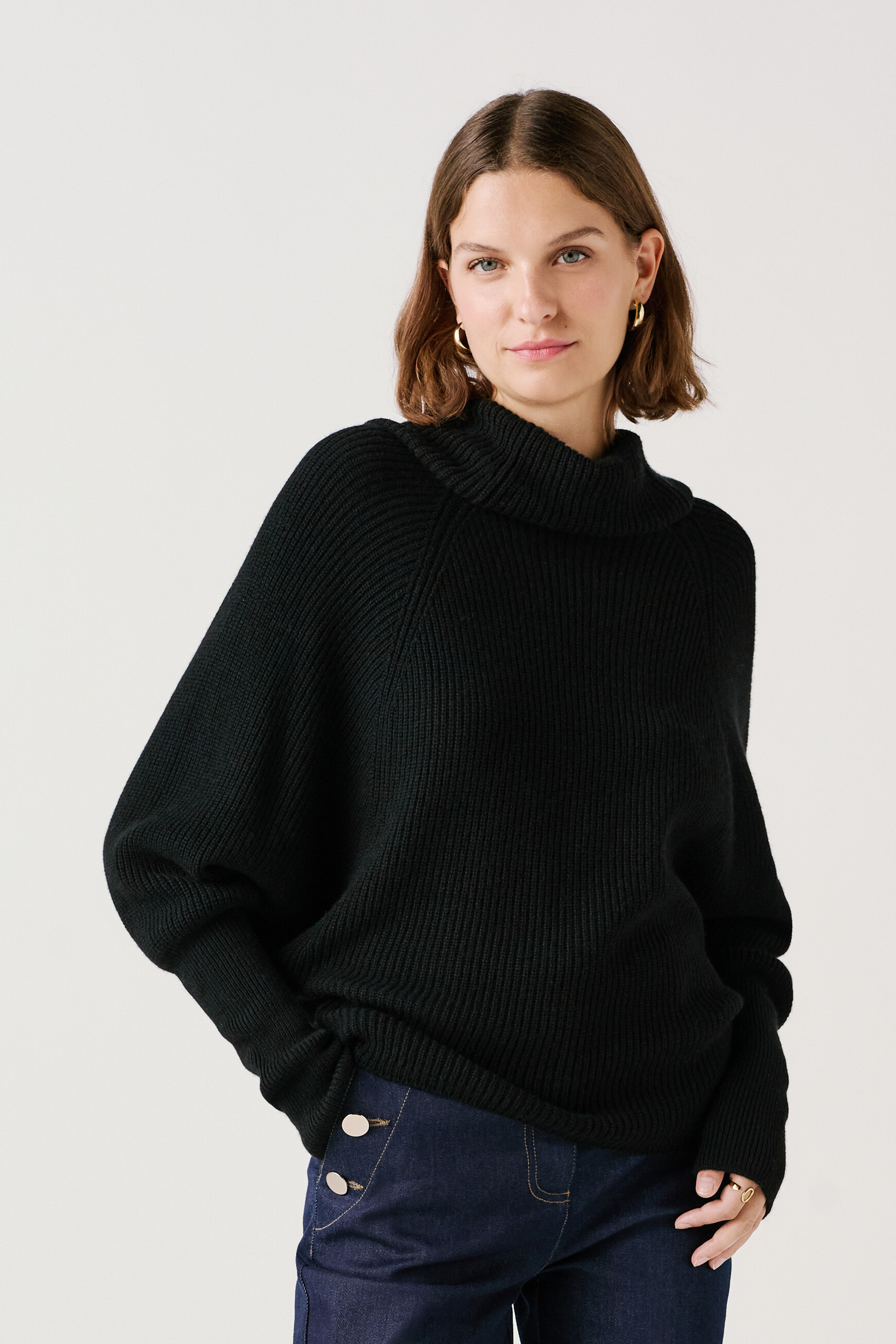 Maglione nero donna on sale