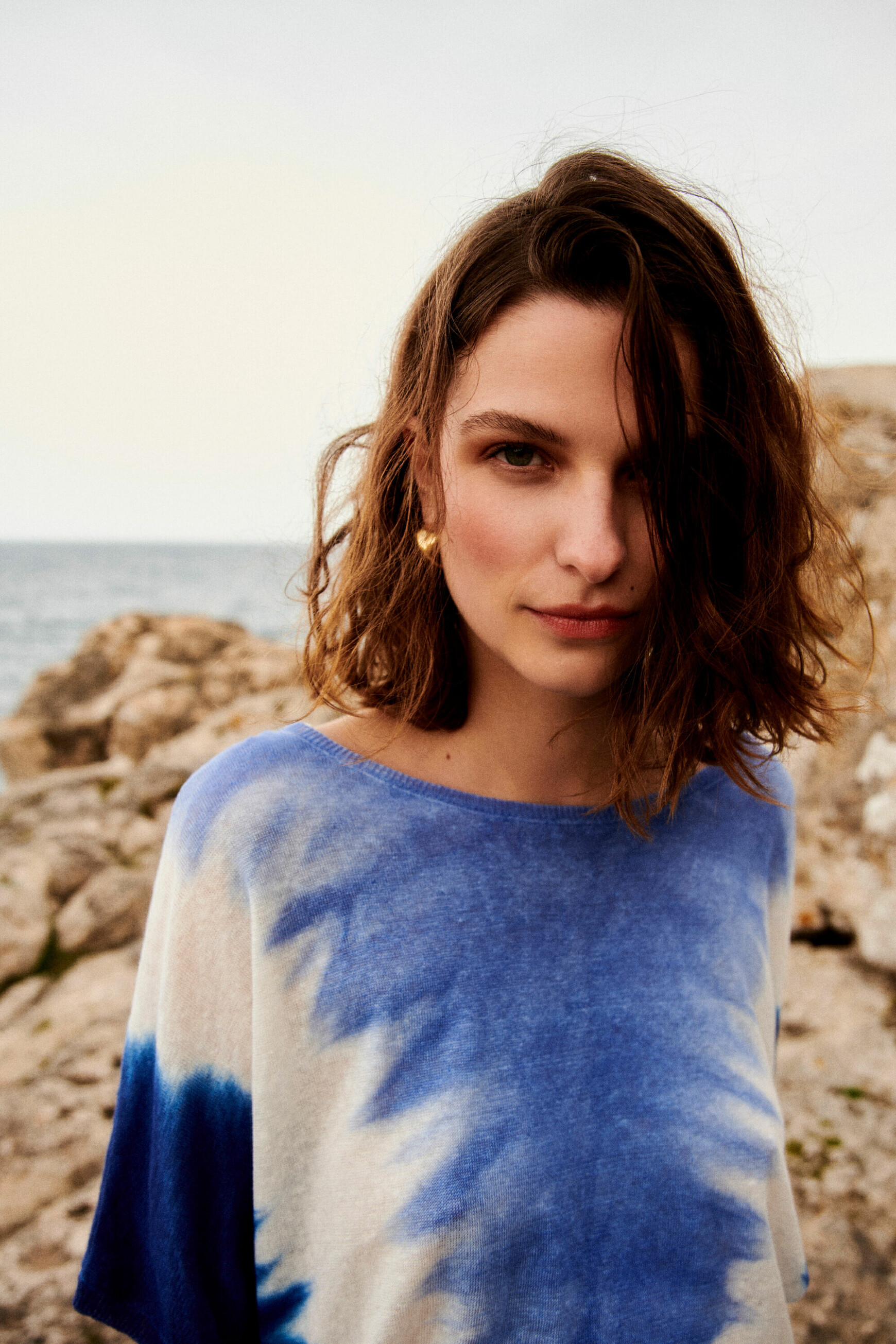 Sueter turquesa mujer best sale