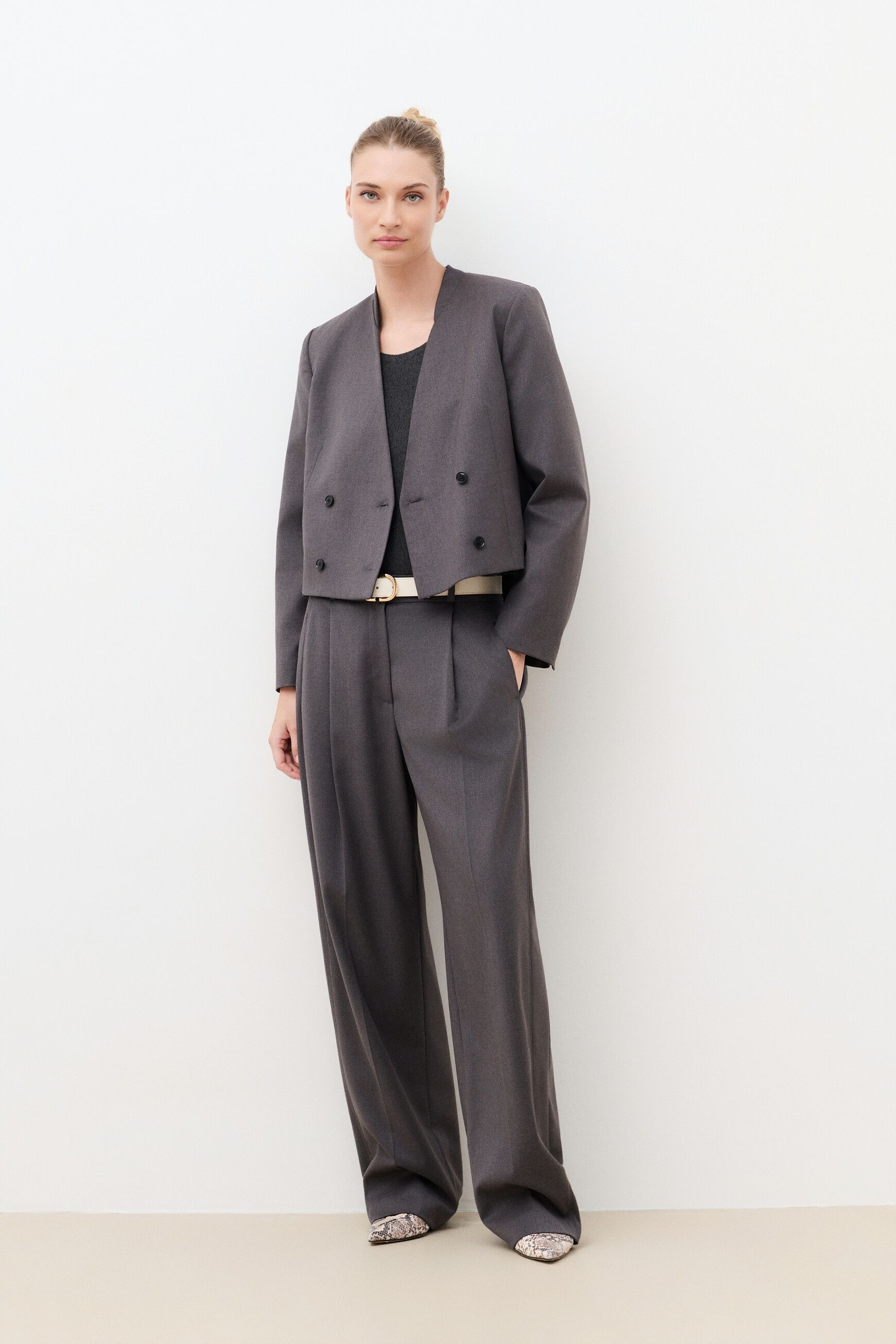 Vlena jacket grey woman