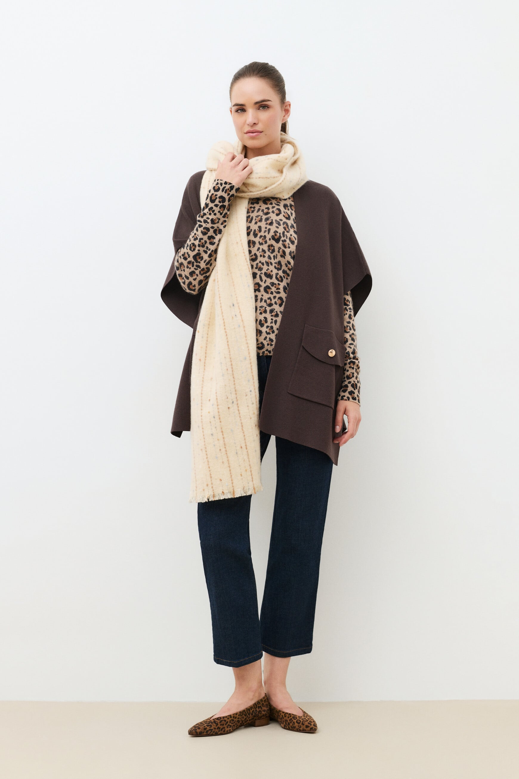 Louna scarf sand woman