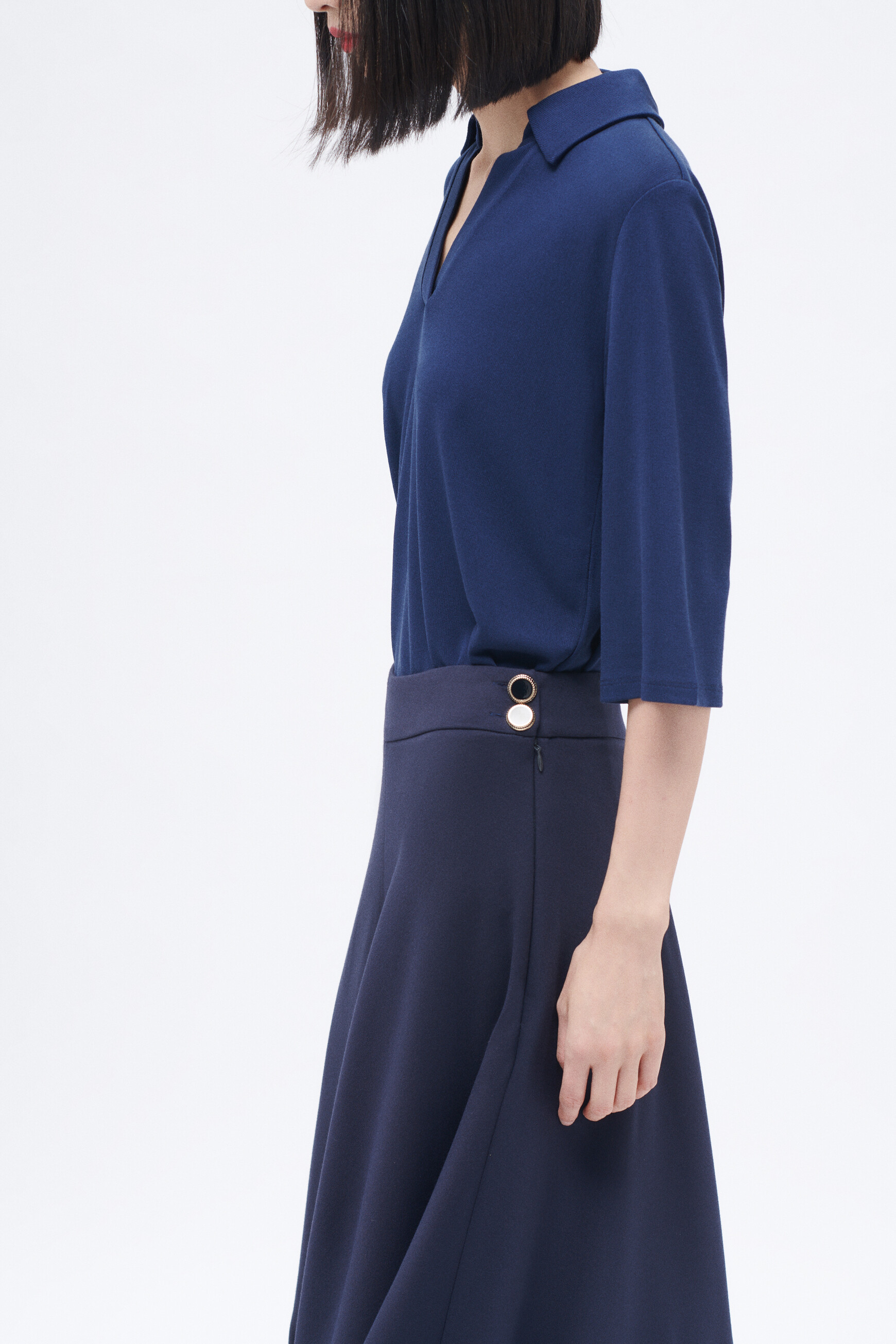 jupe james bleu marine femme Jupe james bleu marine femme
