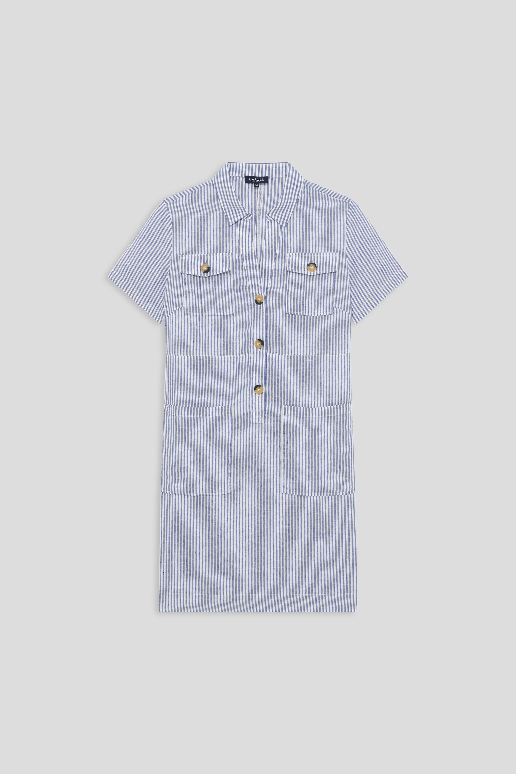 Dress laure1 stone denim woman