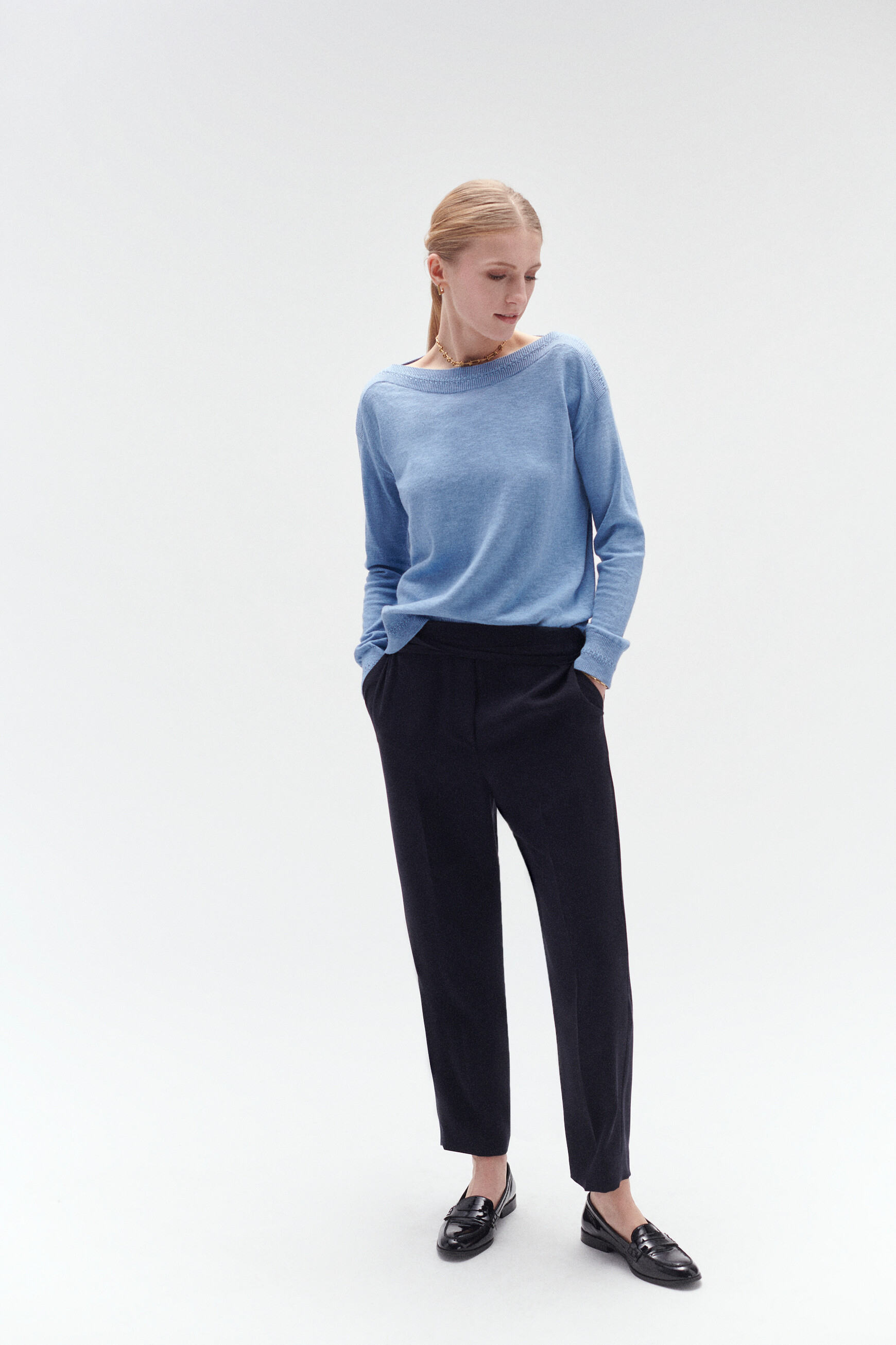 pantalon daniel facon jogging bleu marine femme Pantalon daniel façon jogging bleu marine femme