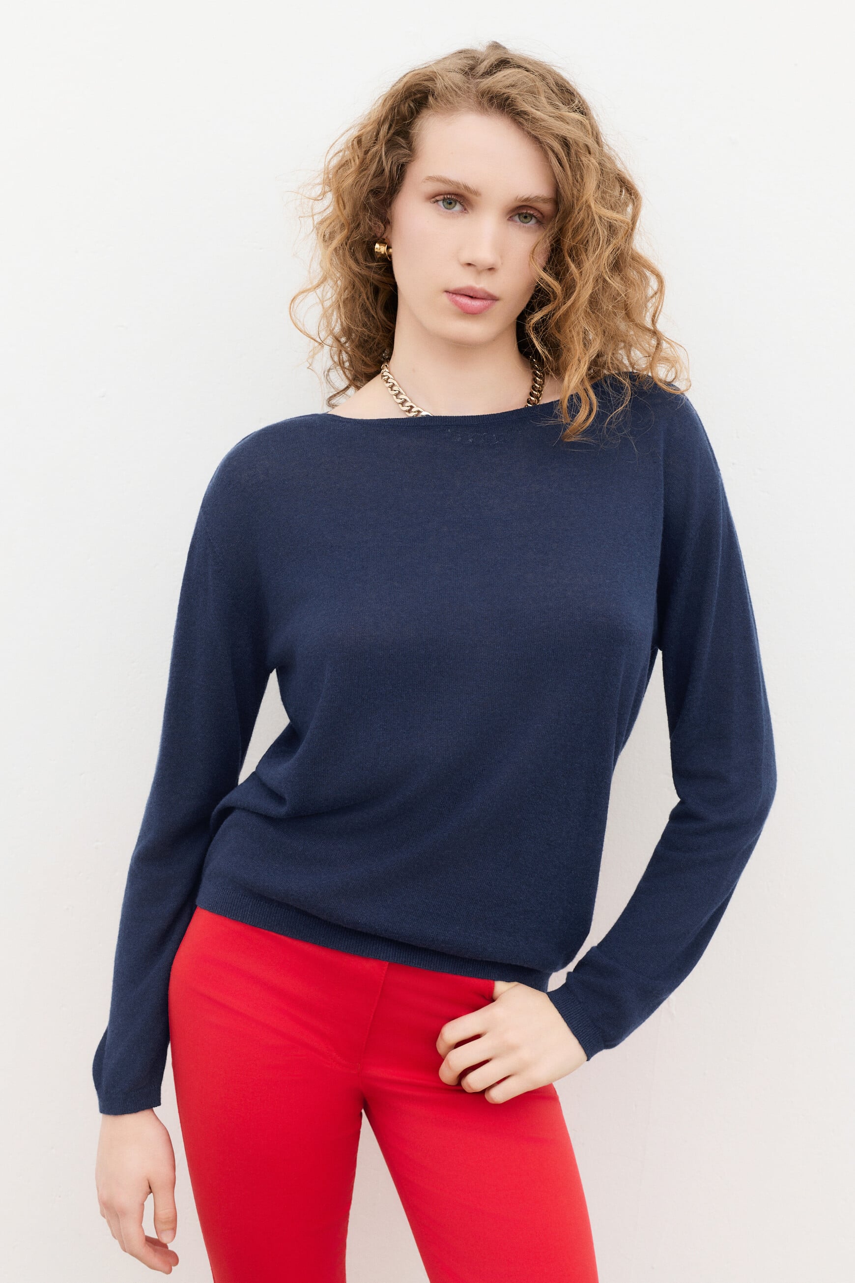 Pull Mcolombe bleu marine femme