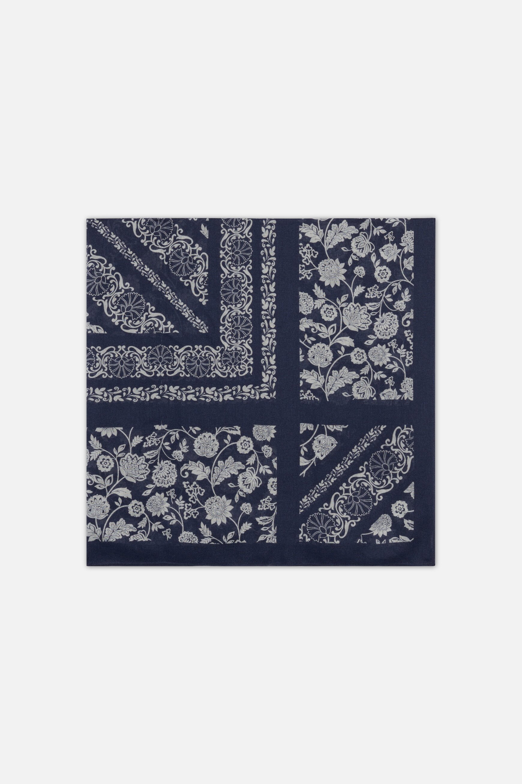 Lysandre scarf navy blue woman
