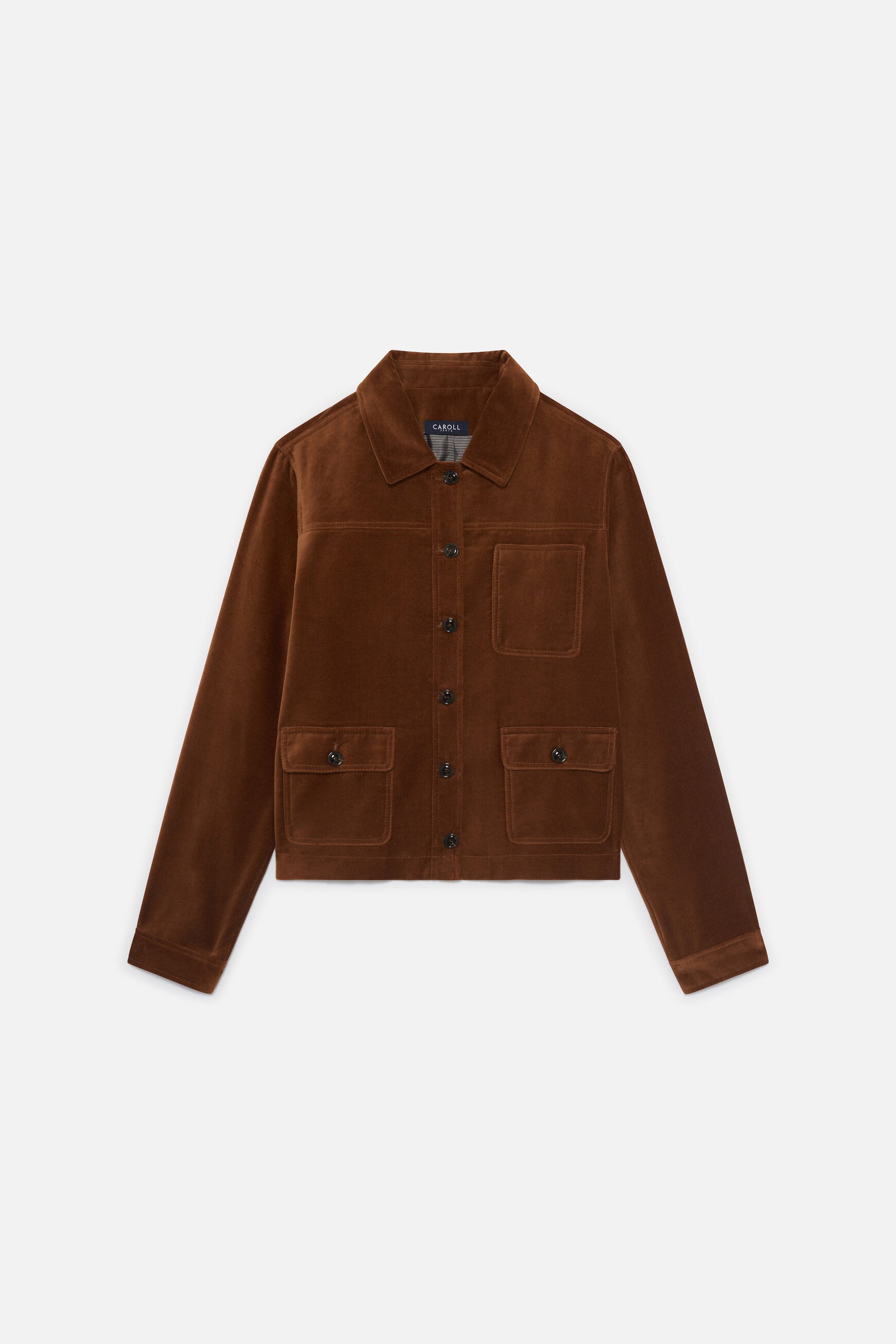 Veste Vminatavelours taupe femme