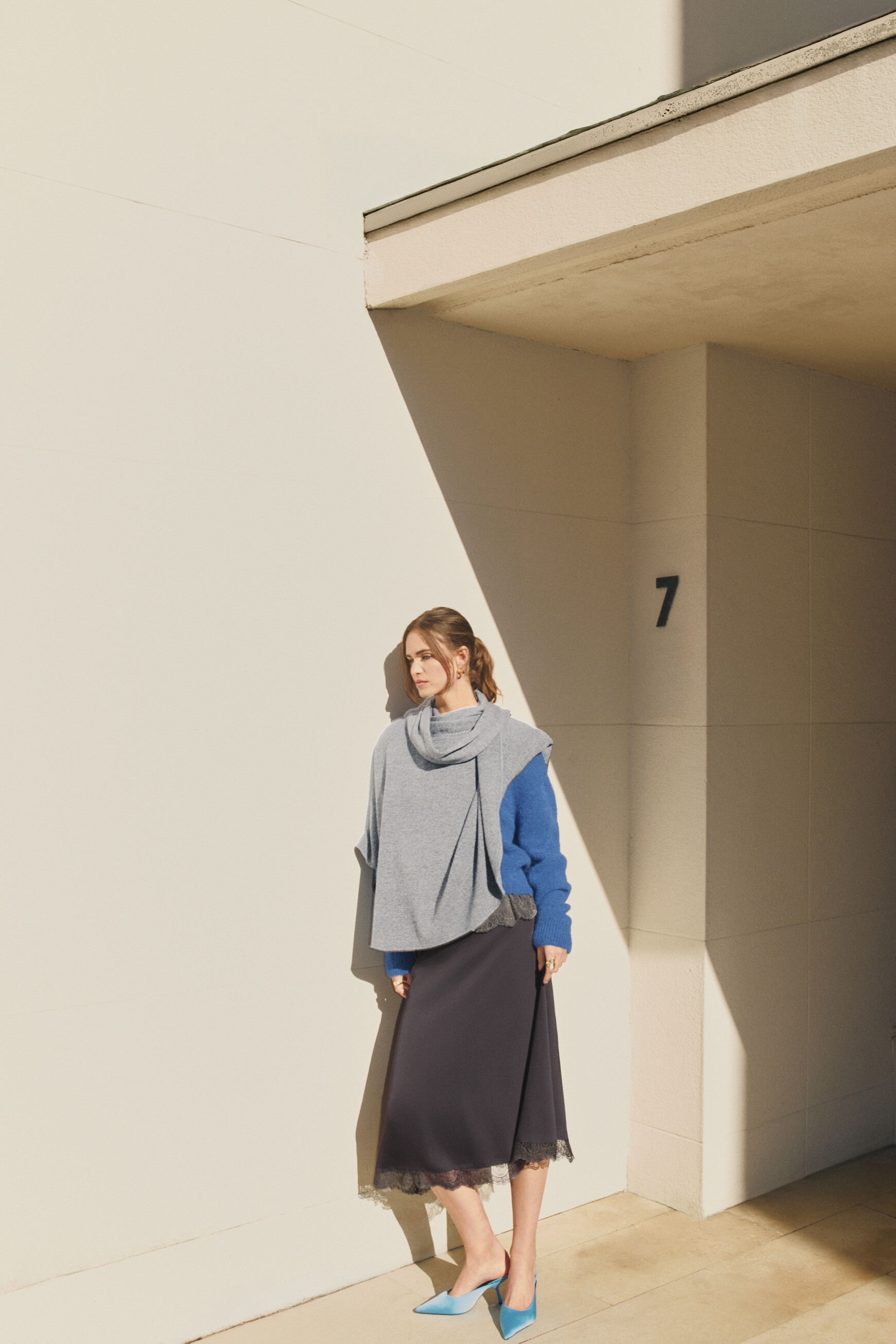 Mcher sweater grey woman