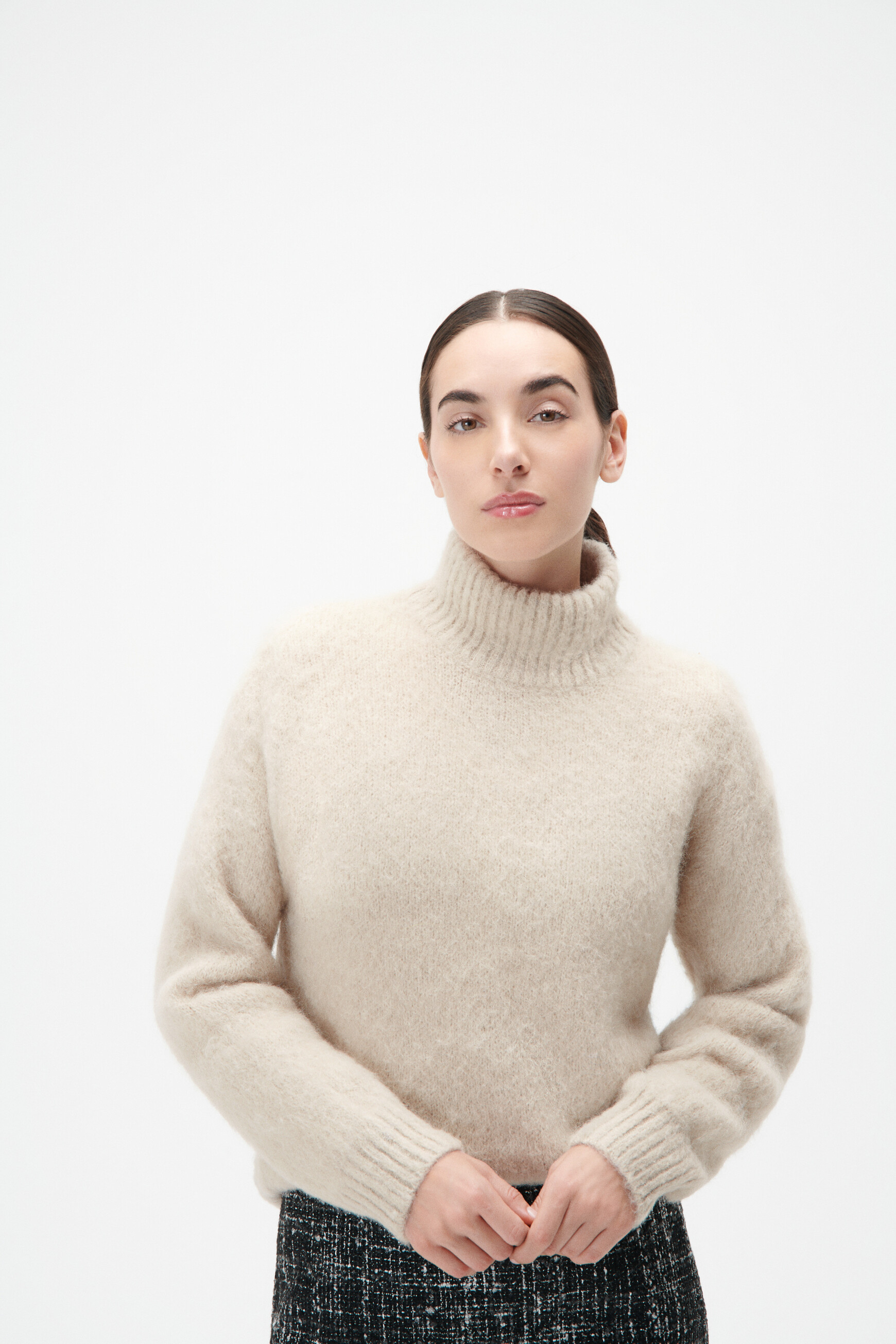 Pull melba creme femme