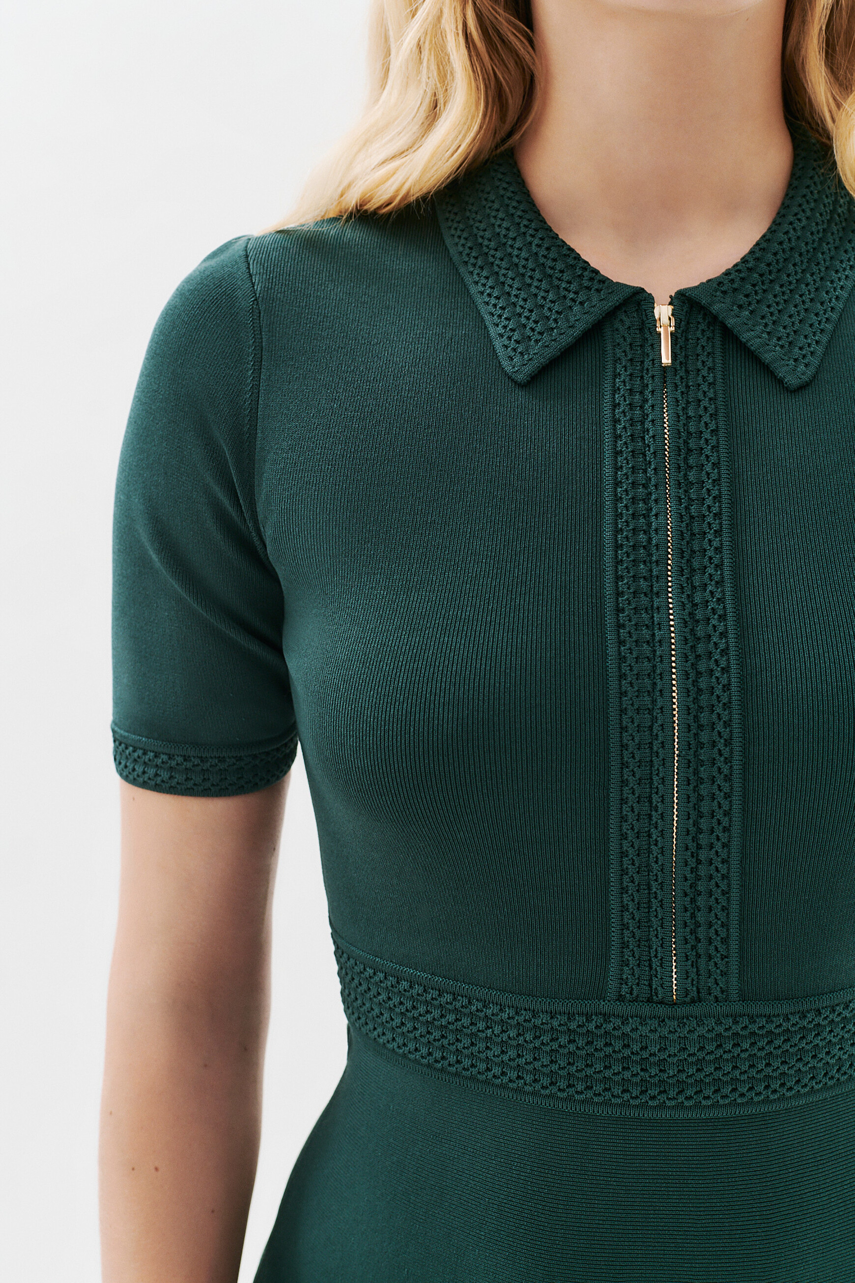 Rmalou dress dark green woman