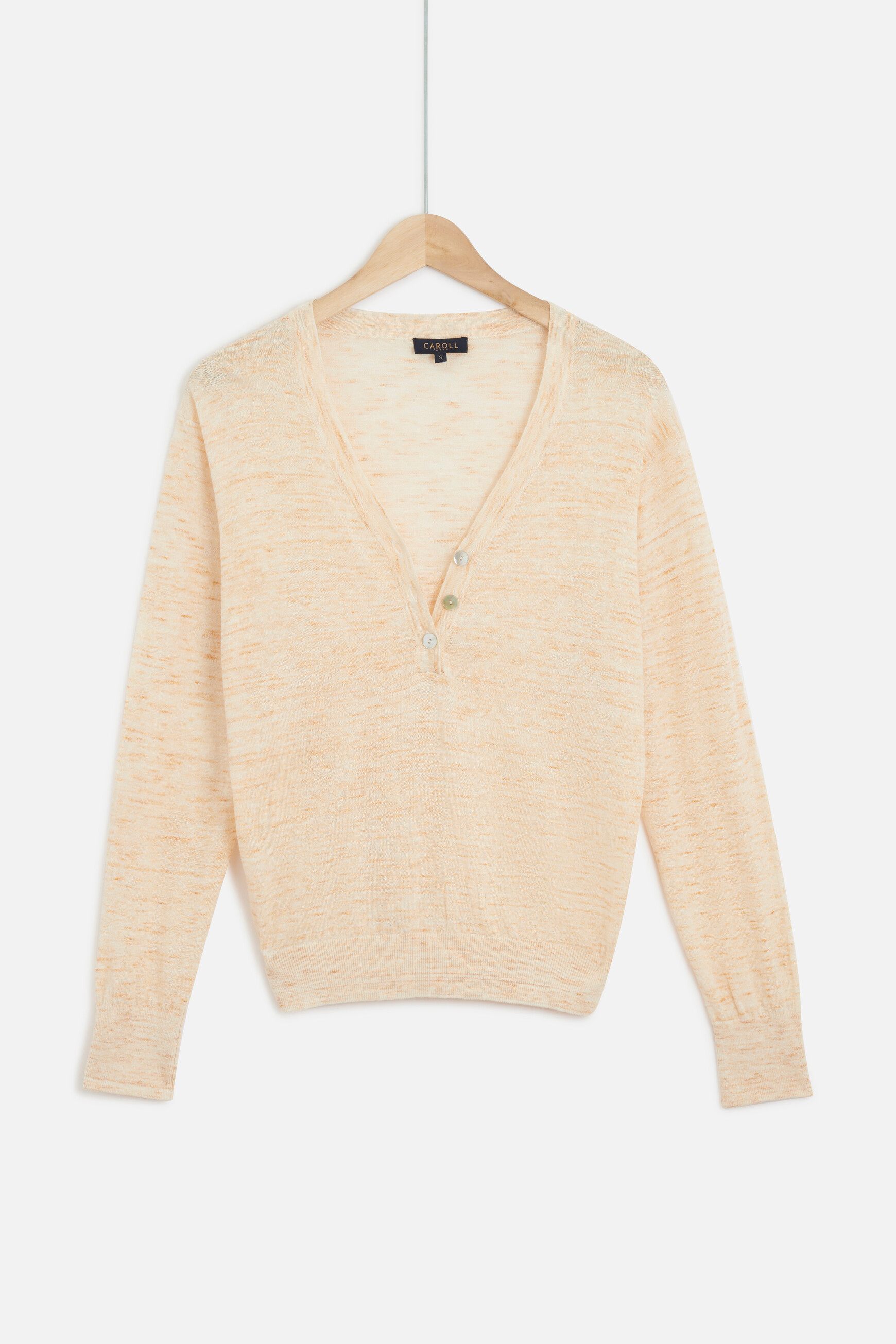 pull tom col tunisien jaune moutarde femme Pull tom col tunisien jaune moutarde femme
