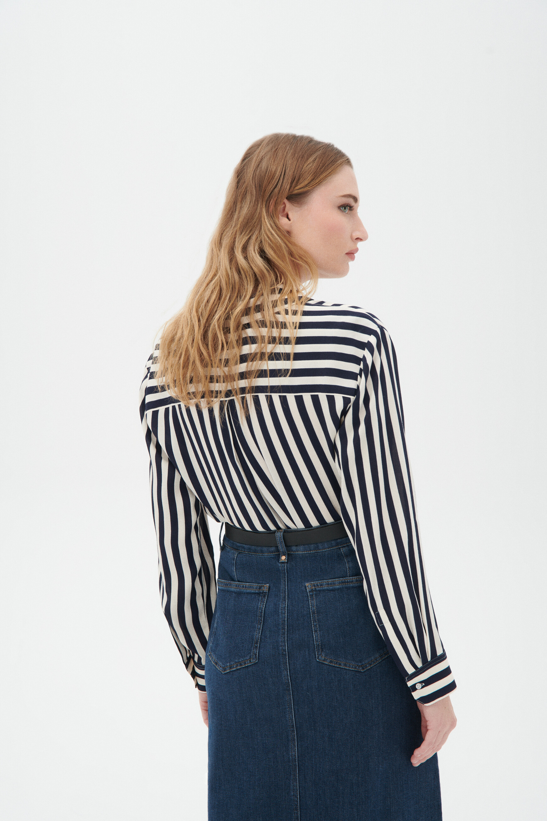 hemd caby marineblauw vrouw Hemd Caby marineblauw vrouw