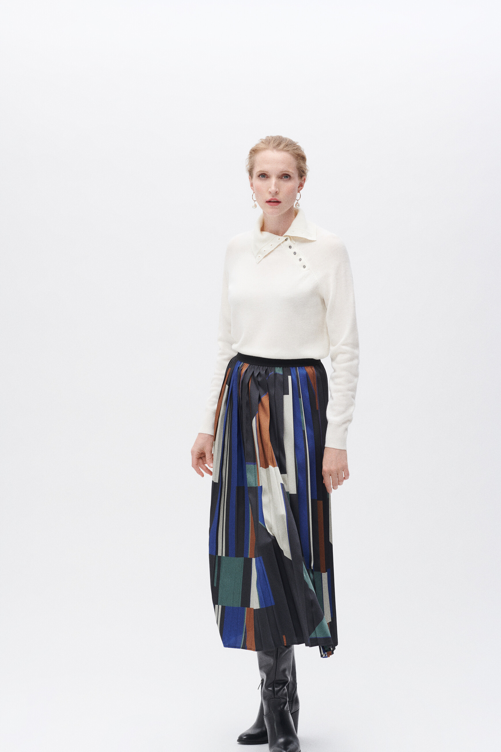 Falda Joe azul eléctrico mujer