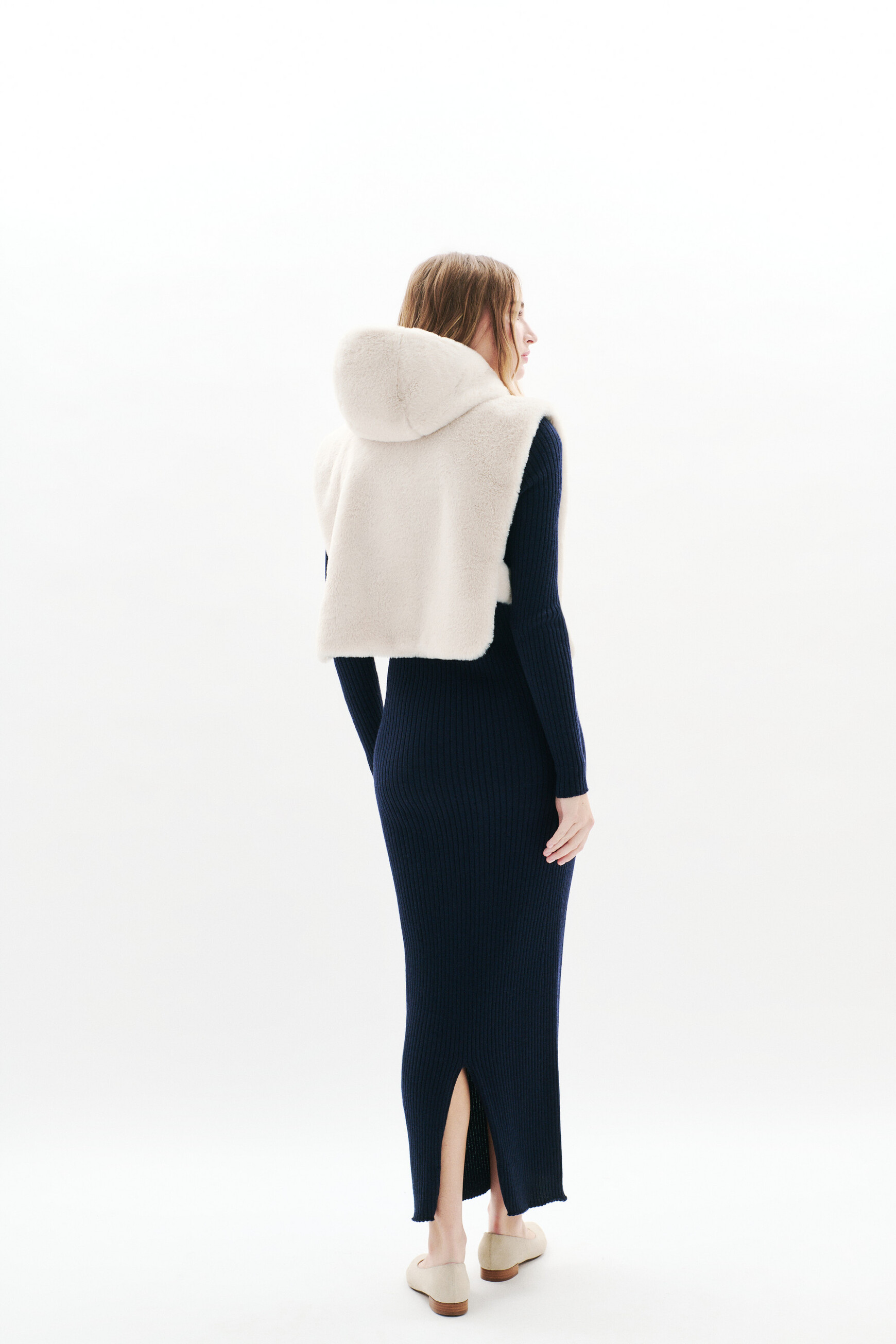 Ytara poncho cream woman