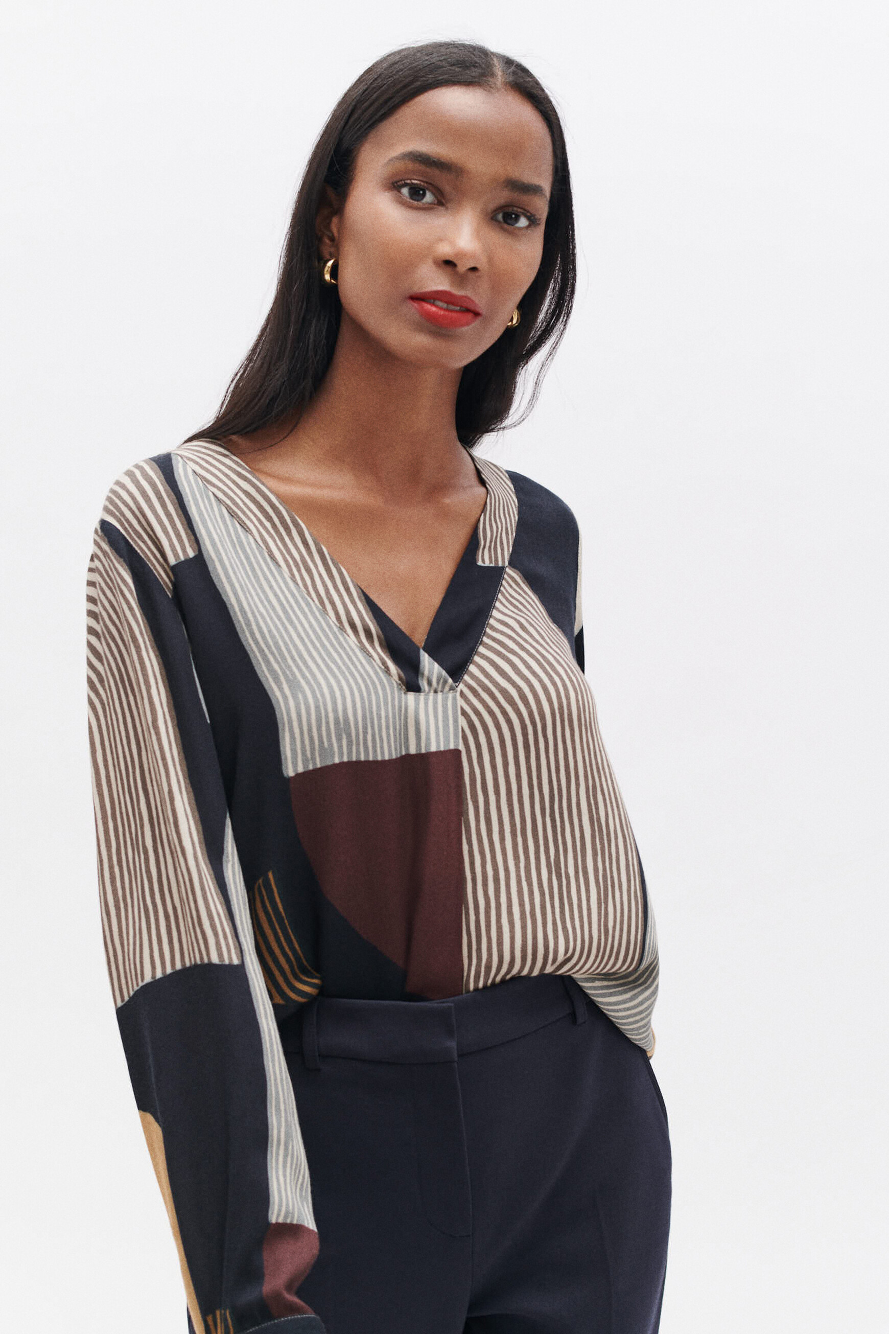 Blouse cmilana1 gris femme