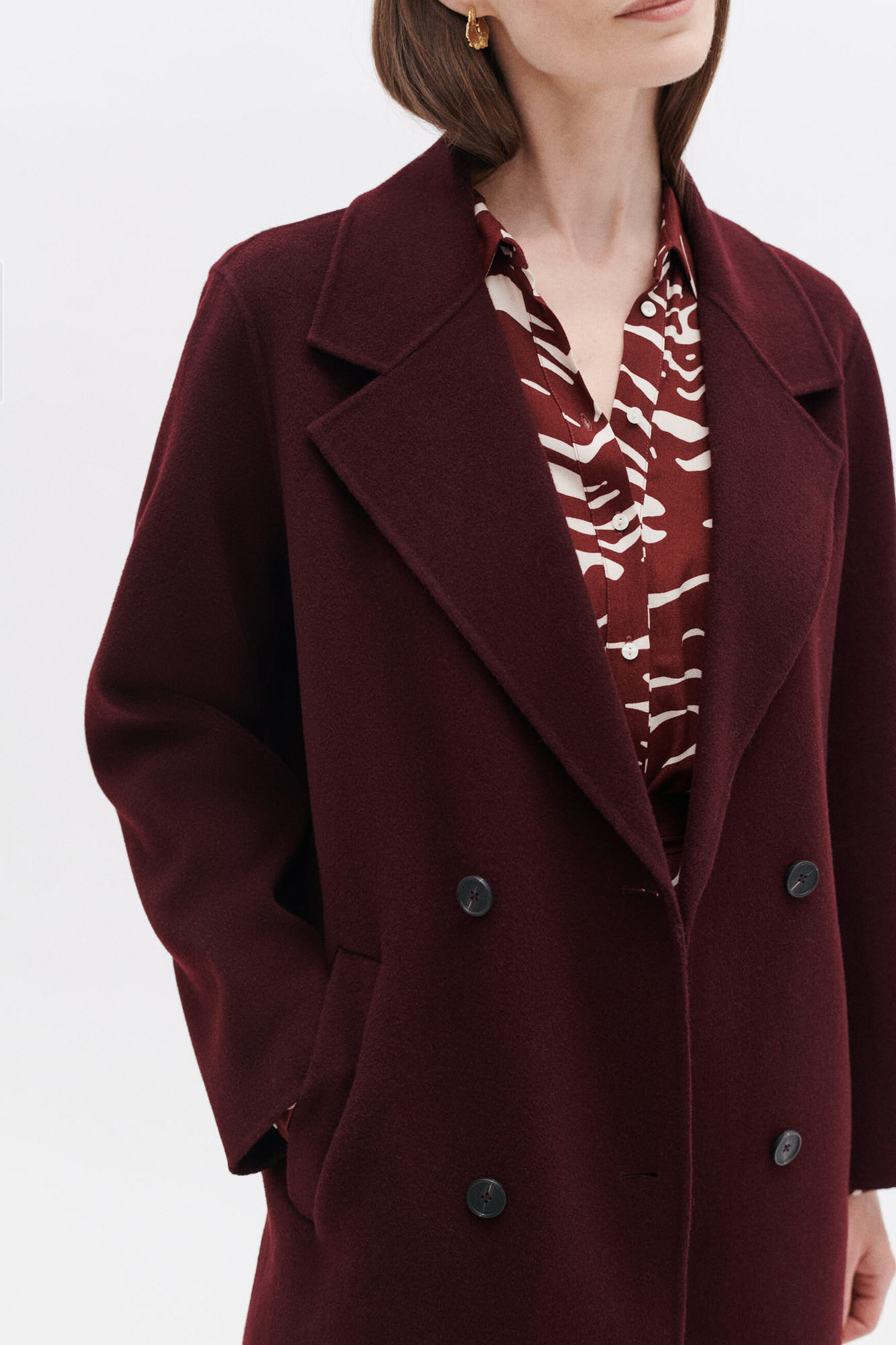 manteau grenard prune femme Manteau grenard prune femme