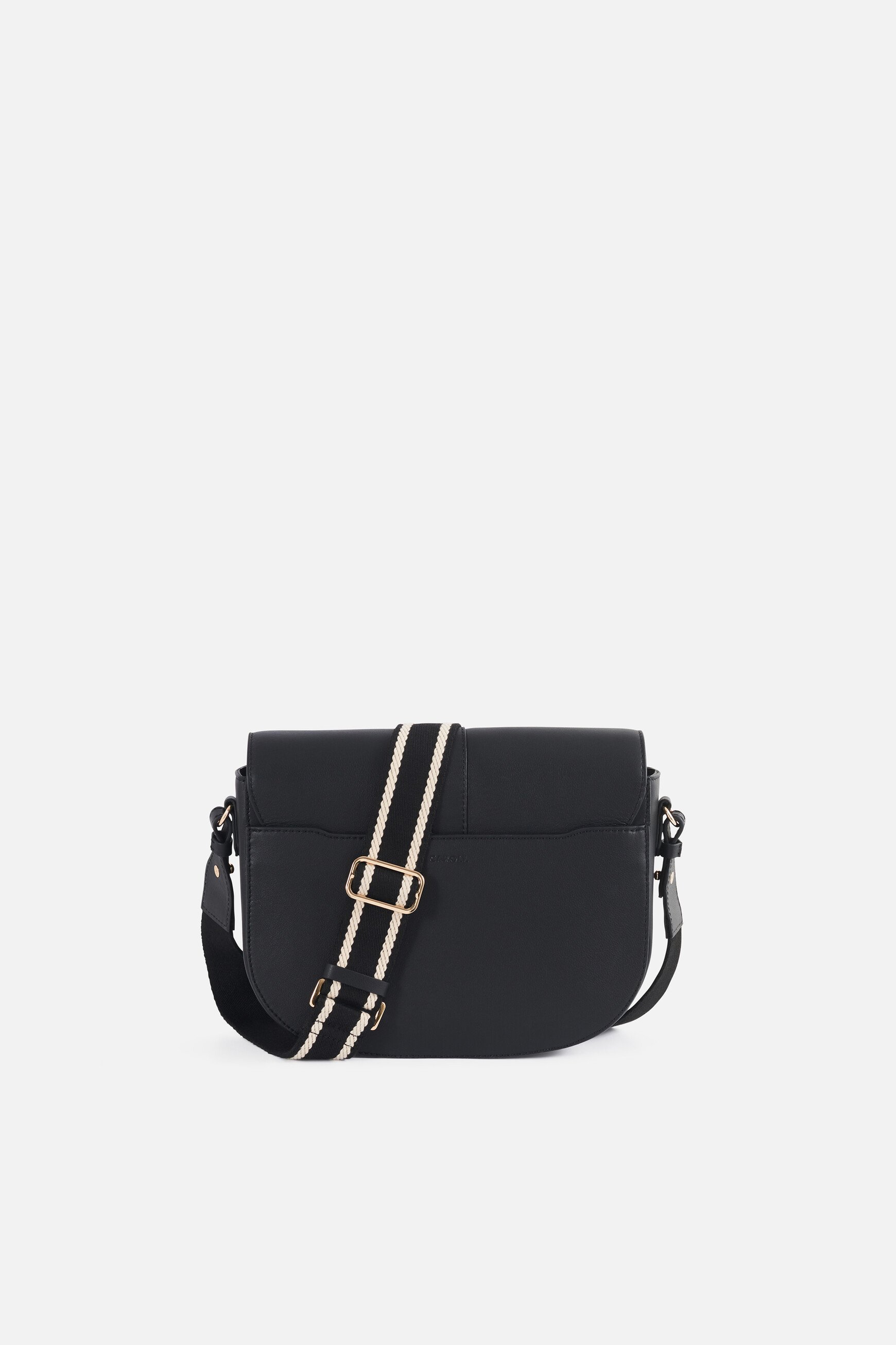 bolso sierra en cuir naturel negro mujer Bolso sierra en cuir naturel negro mujer