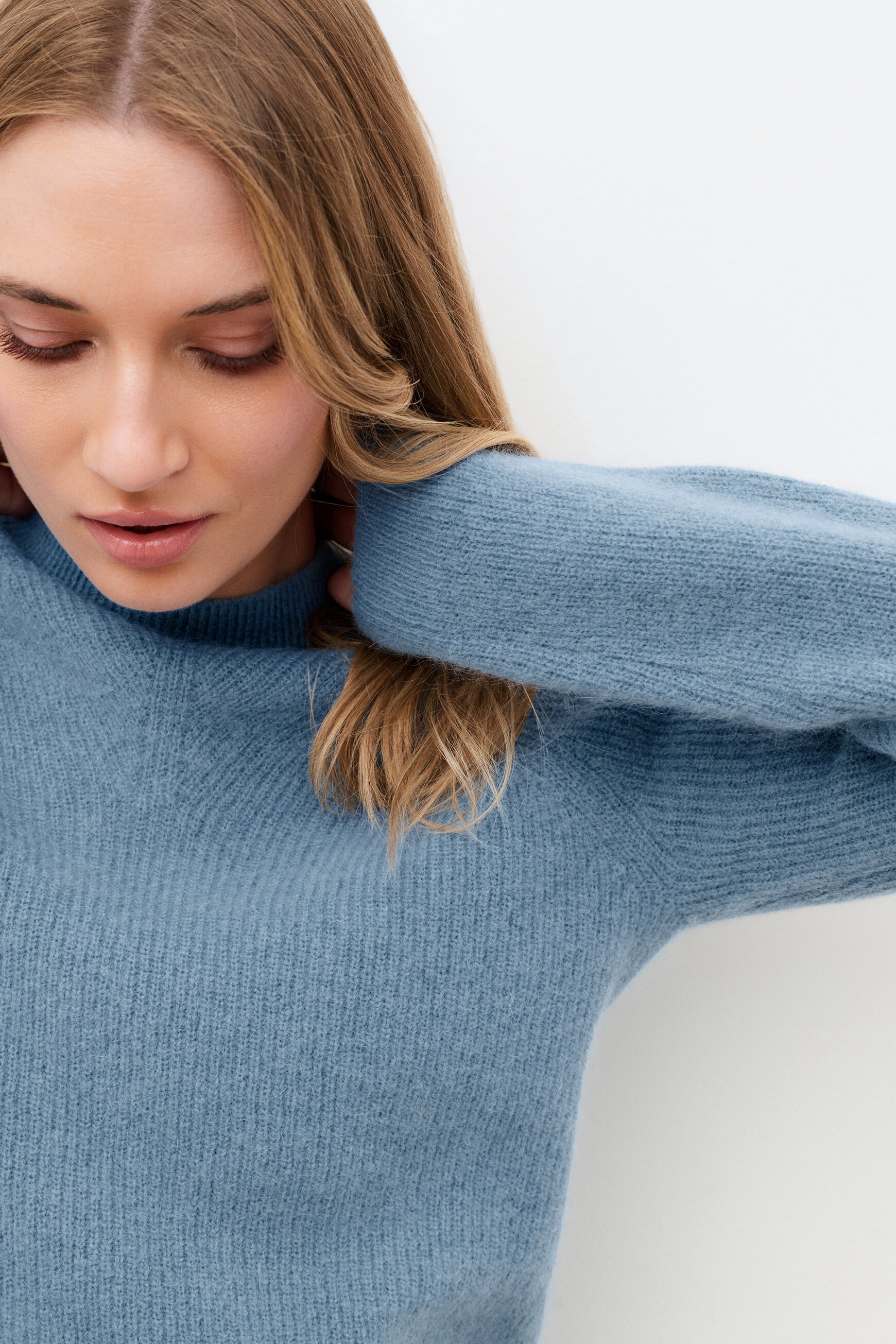Mviolene sweater blue-grey woman
