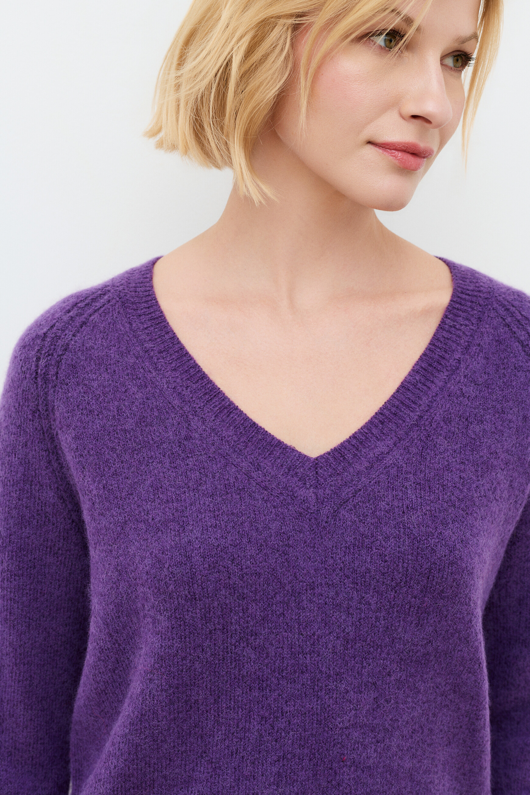 Mlois sweater violete oscuro woman