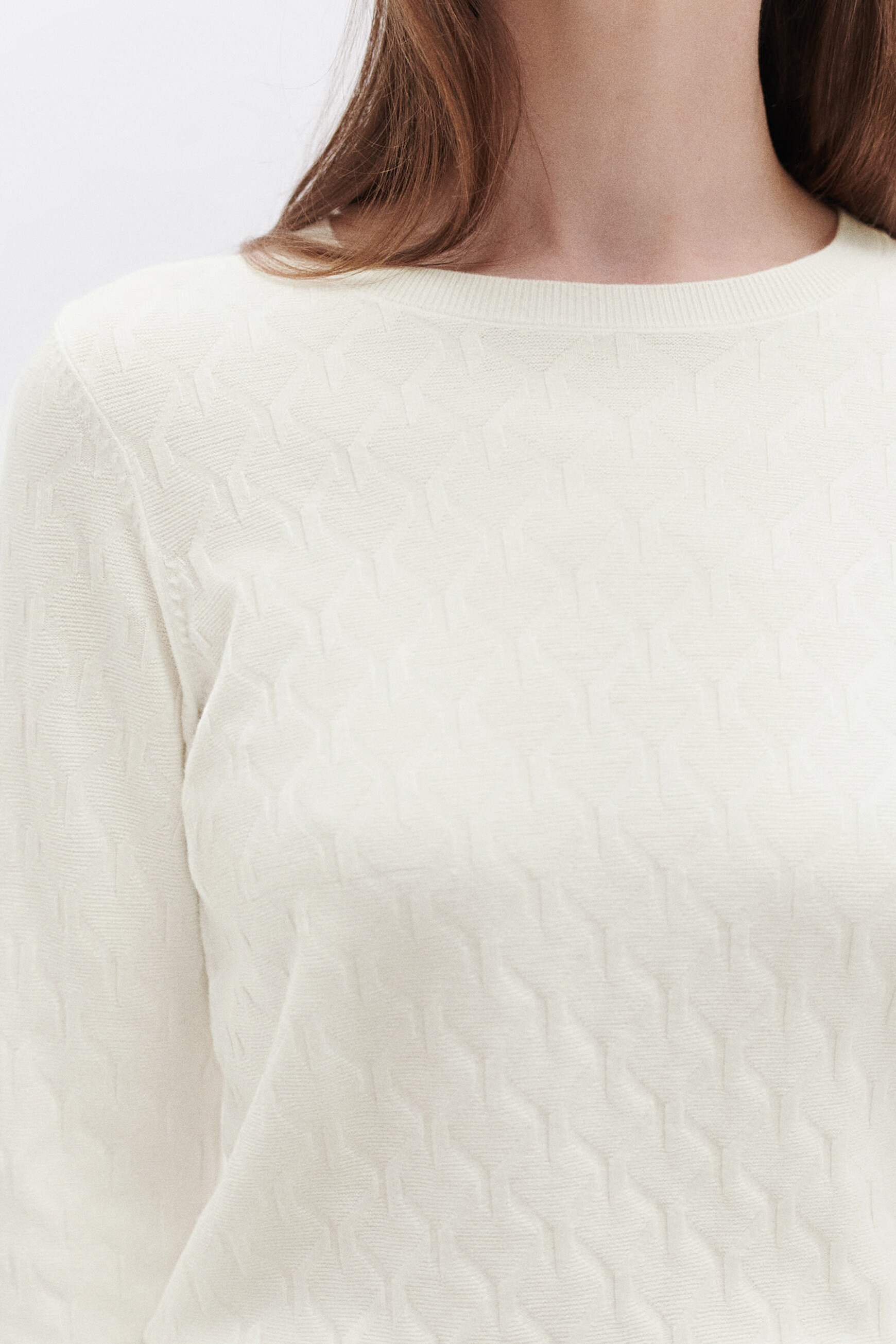 Manina sweater ivory woman