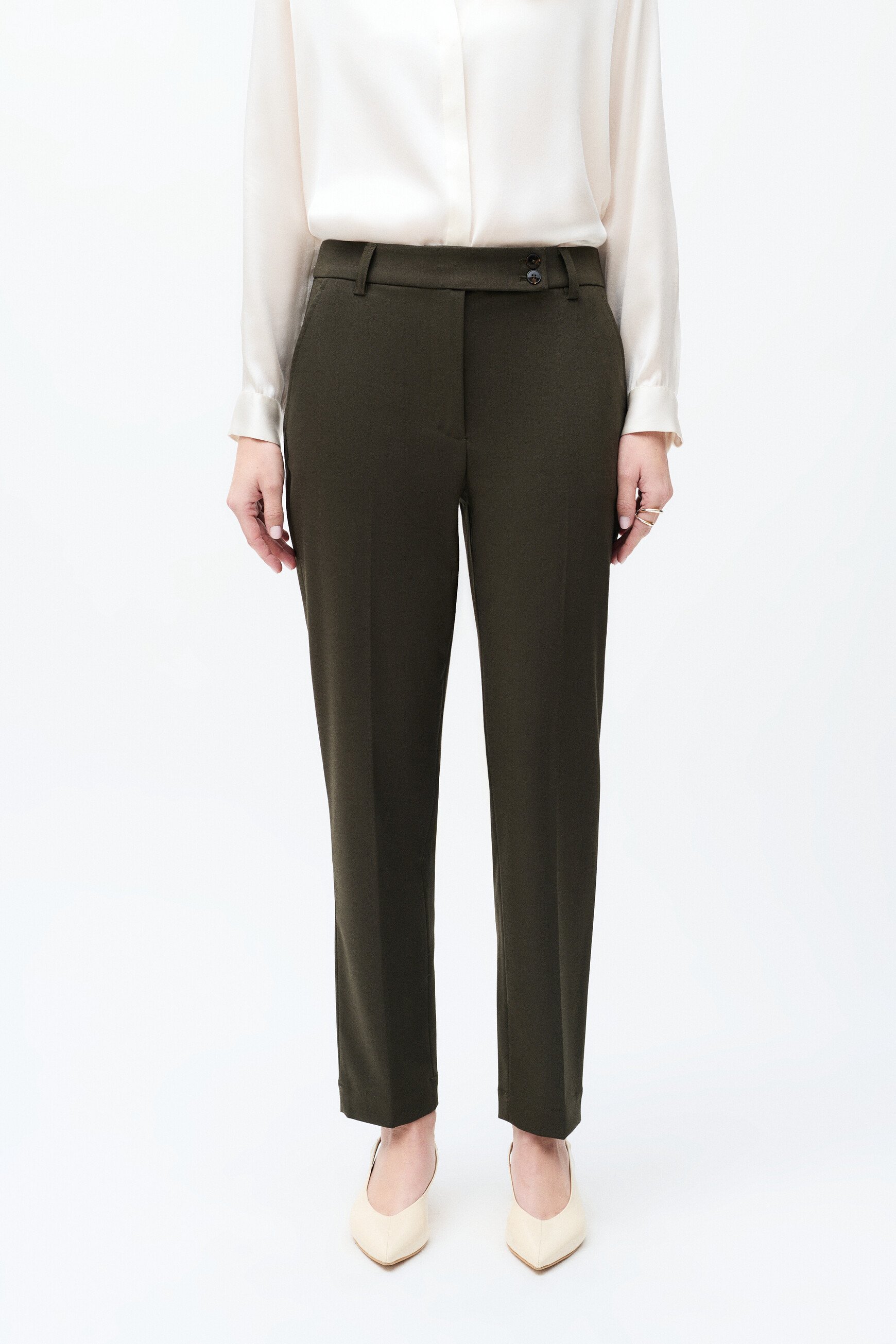trousers pilotiville dark green woman Trousers Pilotiville dark green woman