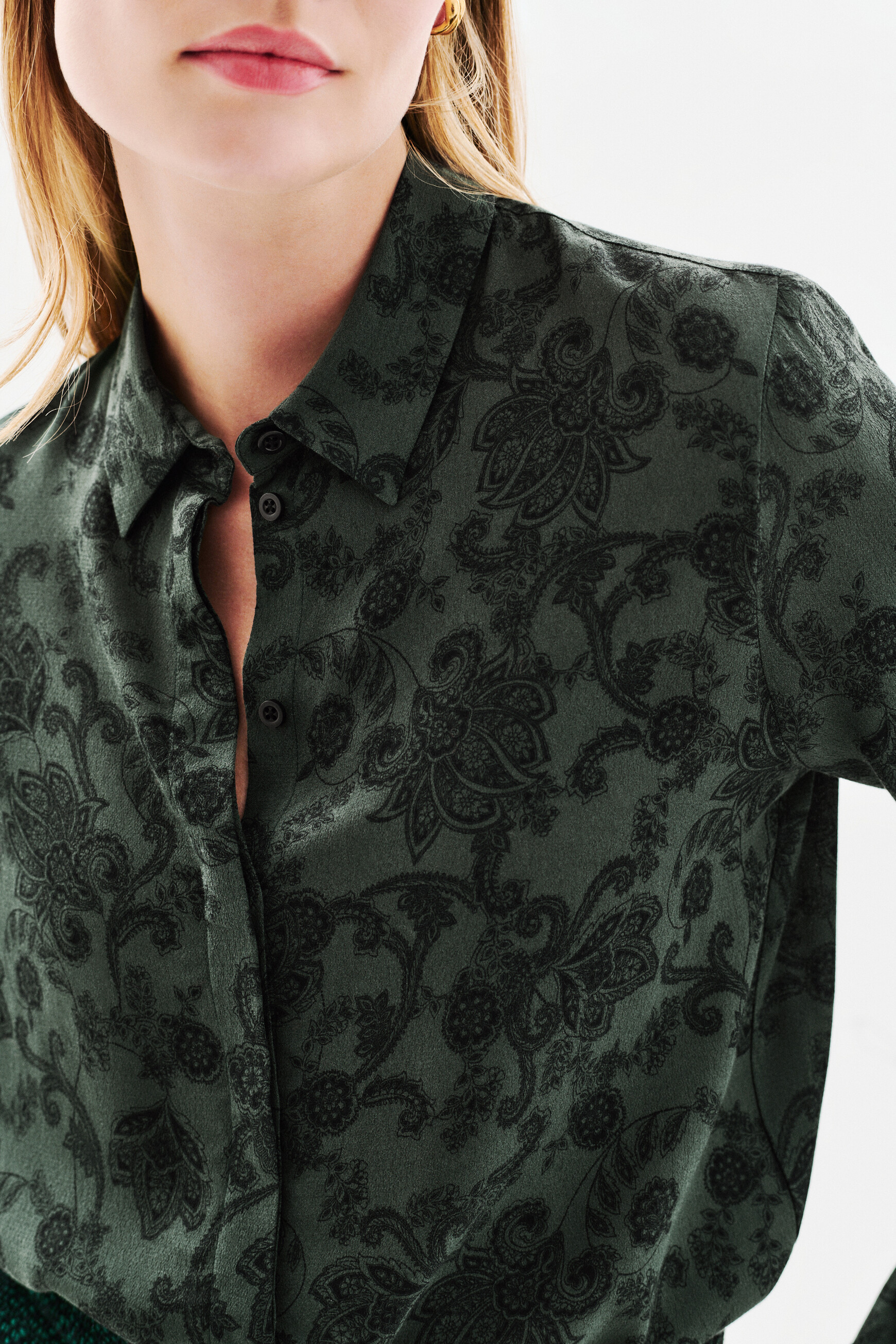 jamie shirt dark green woman Jamie shirt dark green woman