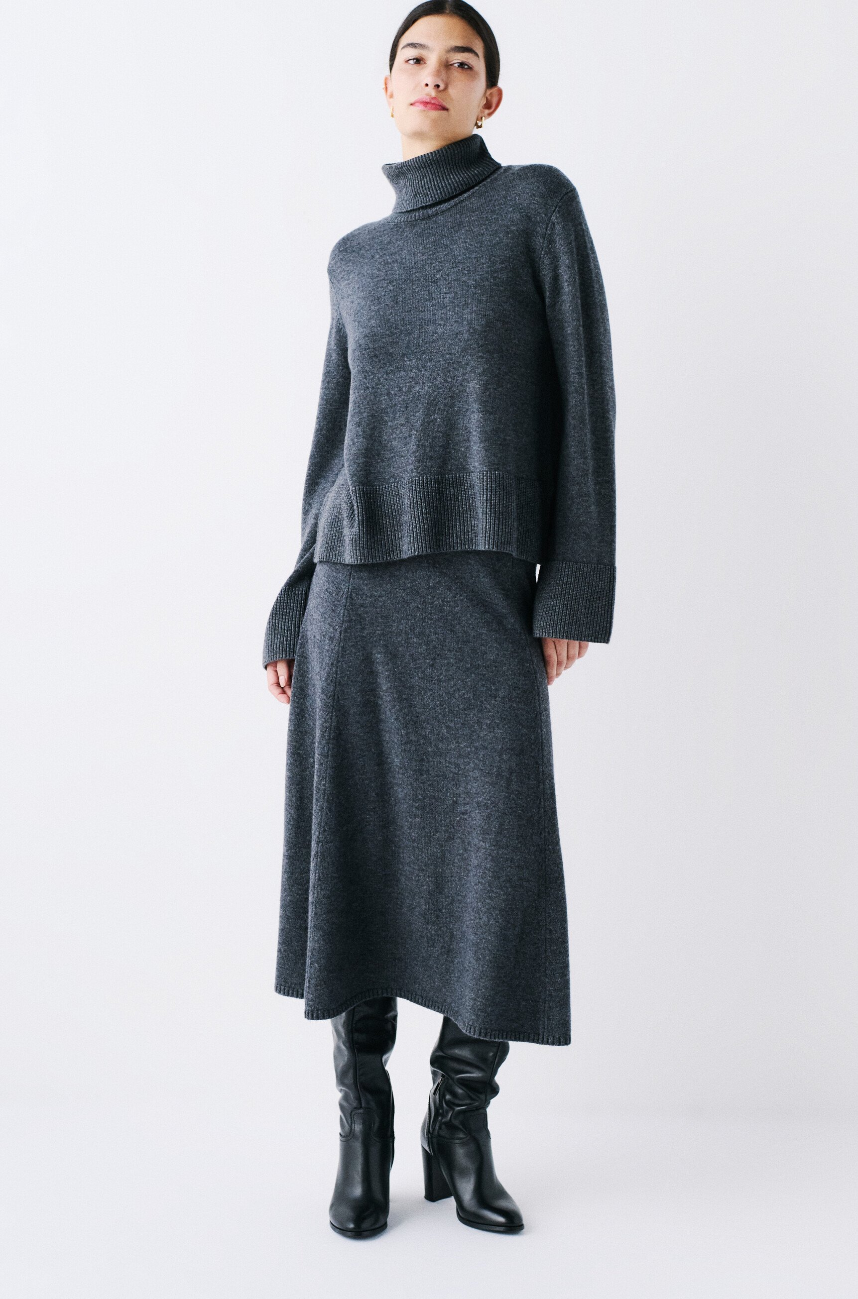 Mdarwin sweater dark grey woman