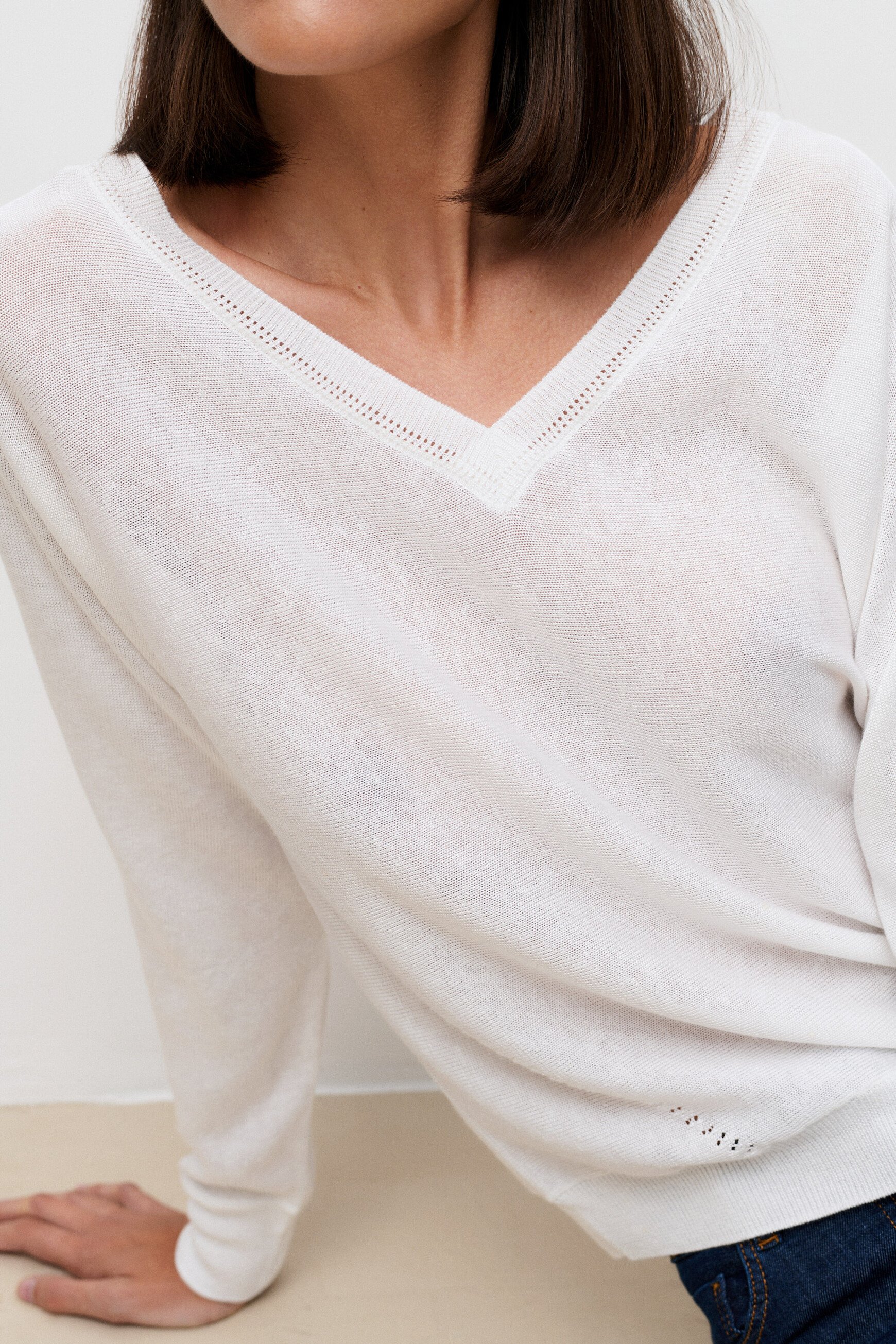 Pull Mcallista ecru femme