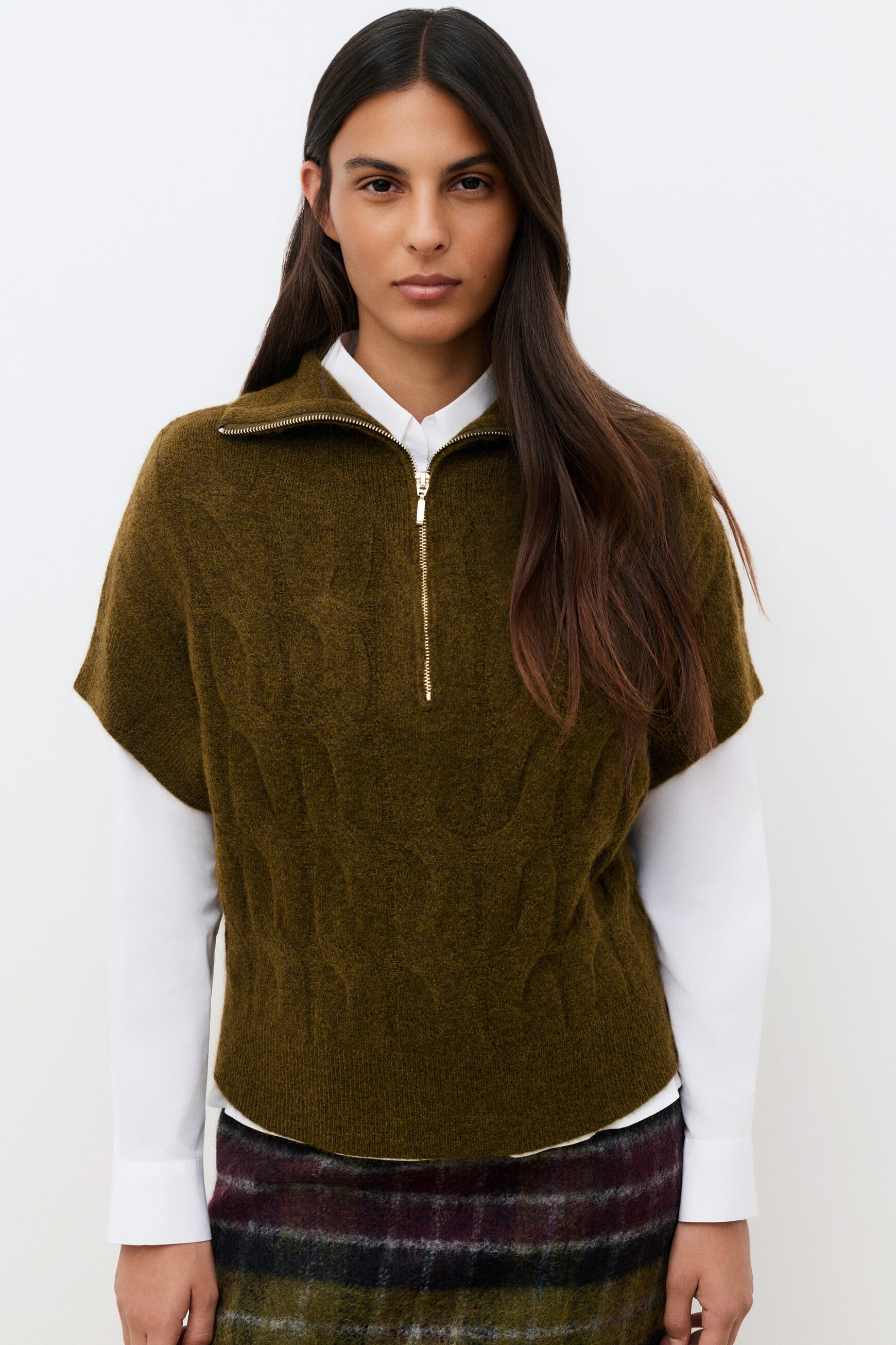 Mtanis sweater khaki green woman