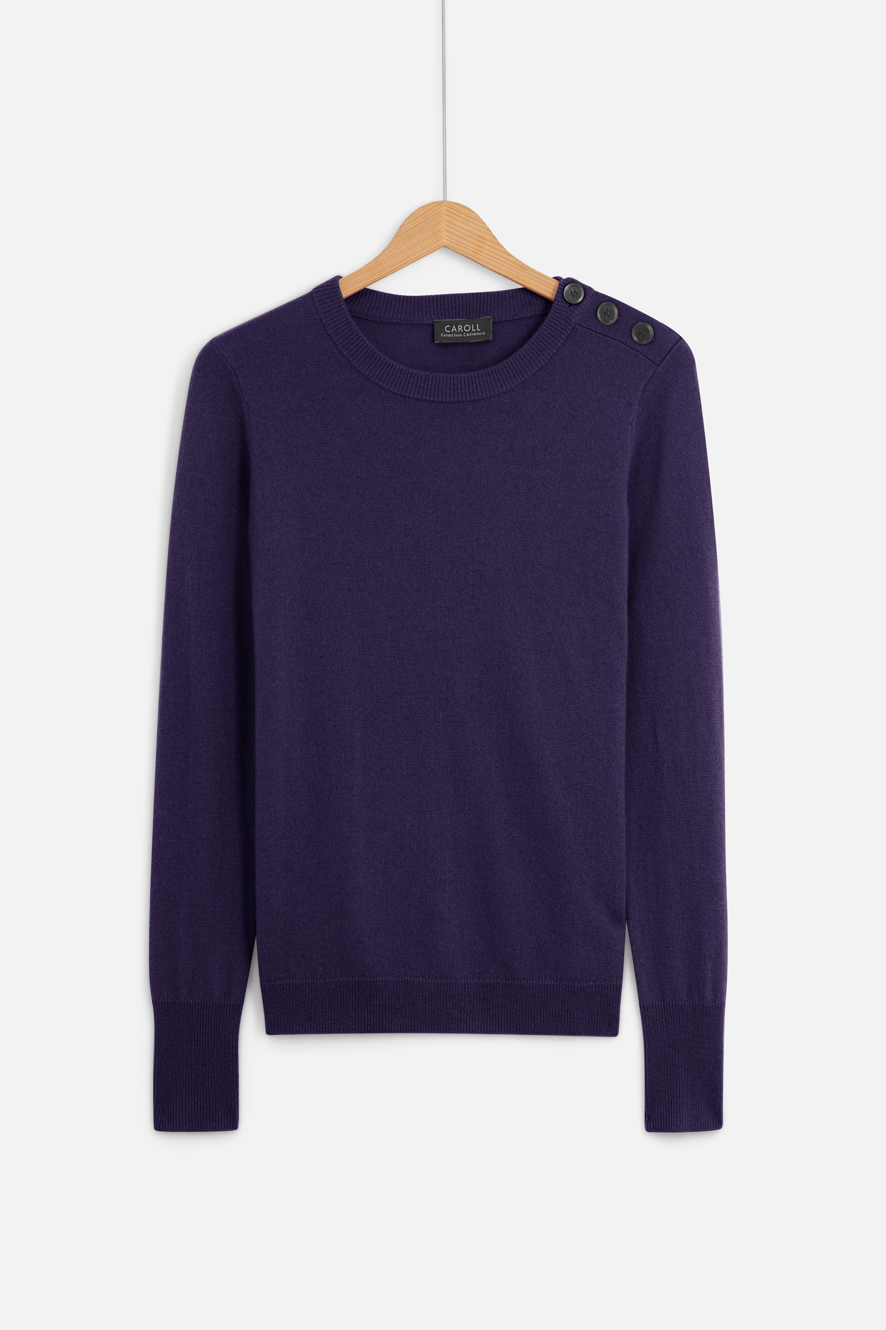 pull soizic 100 cachemire prune femme pull soizic 100% cachemire prune femme