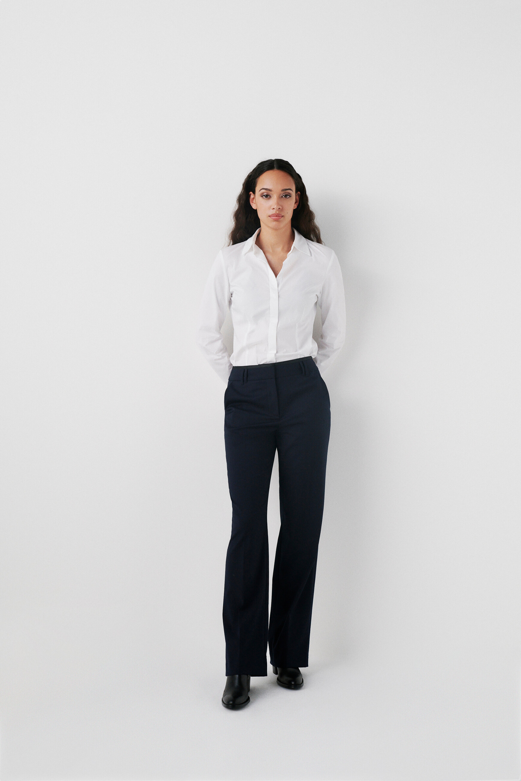 phare trousers navy blue woman