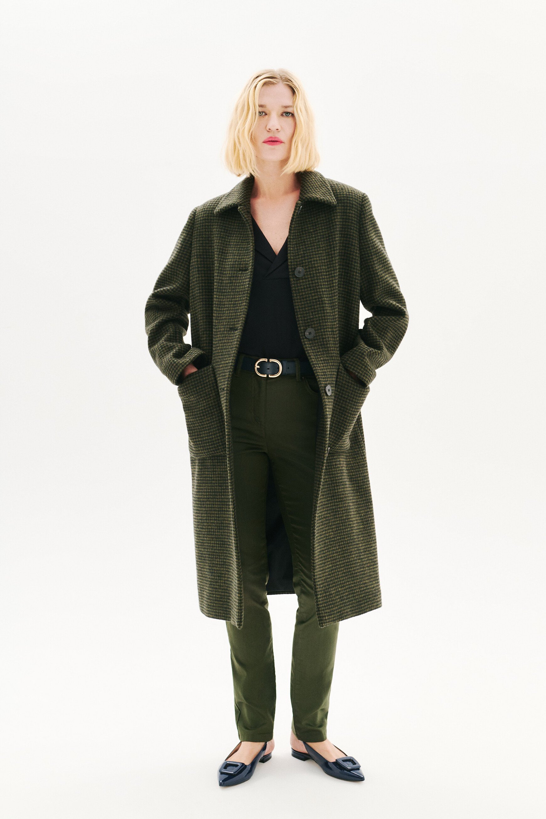 casaco gelika verde caqui mulher Casaco Gelika verde caqui mulher