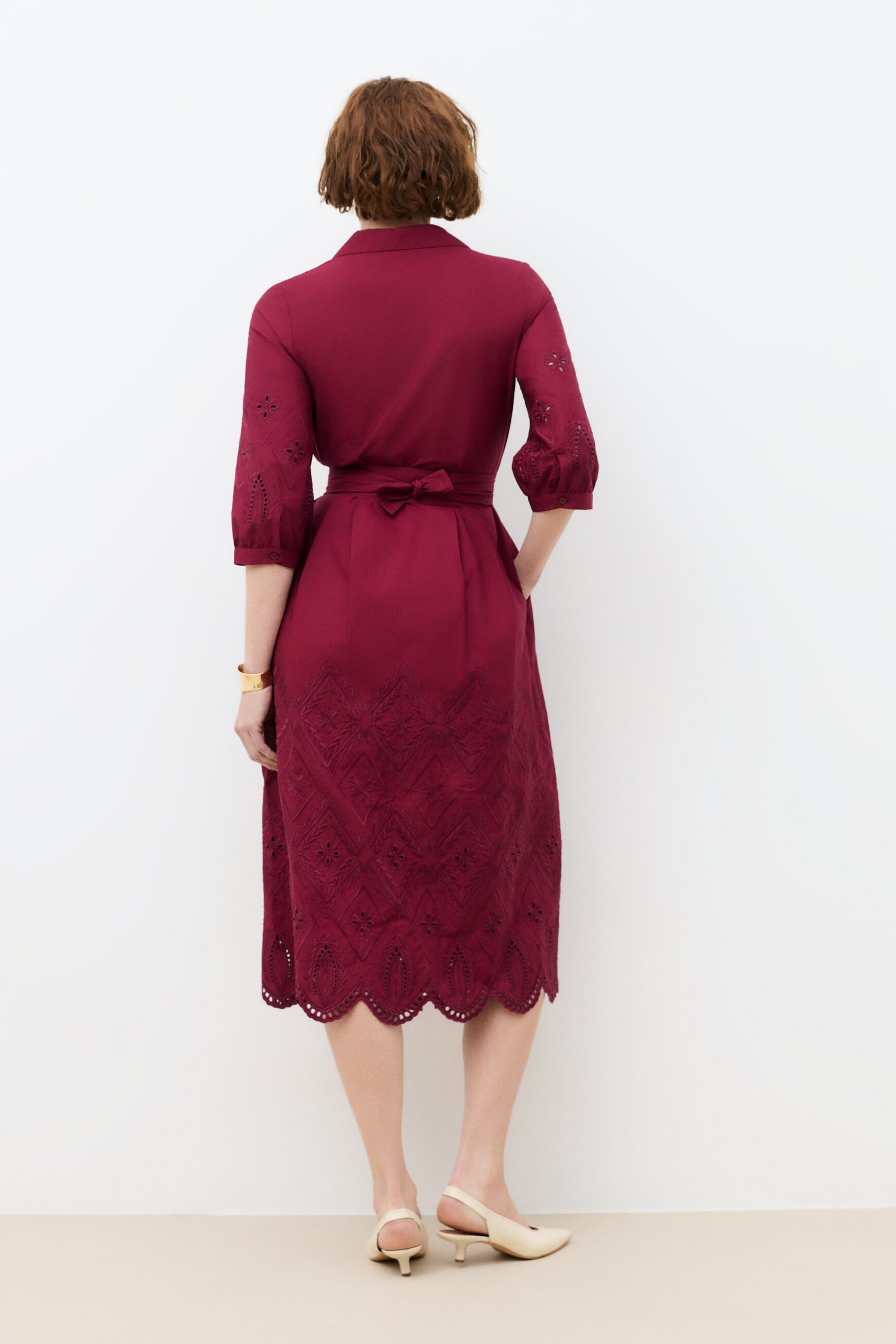 Robe Romy bordeaux femme