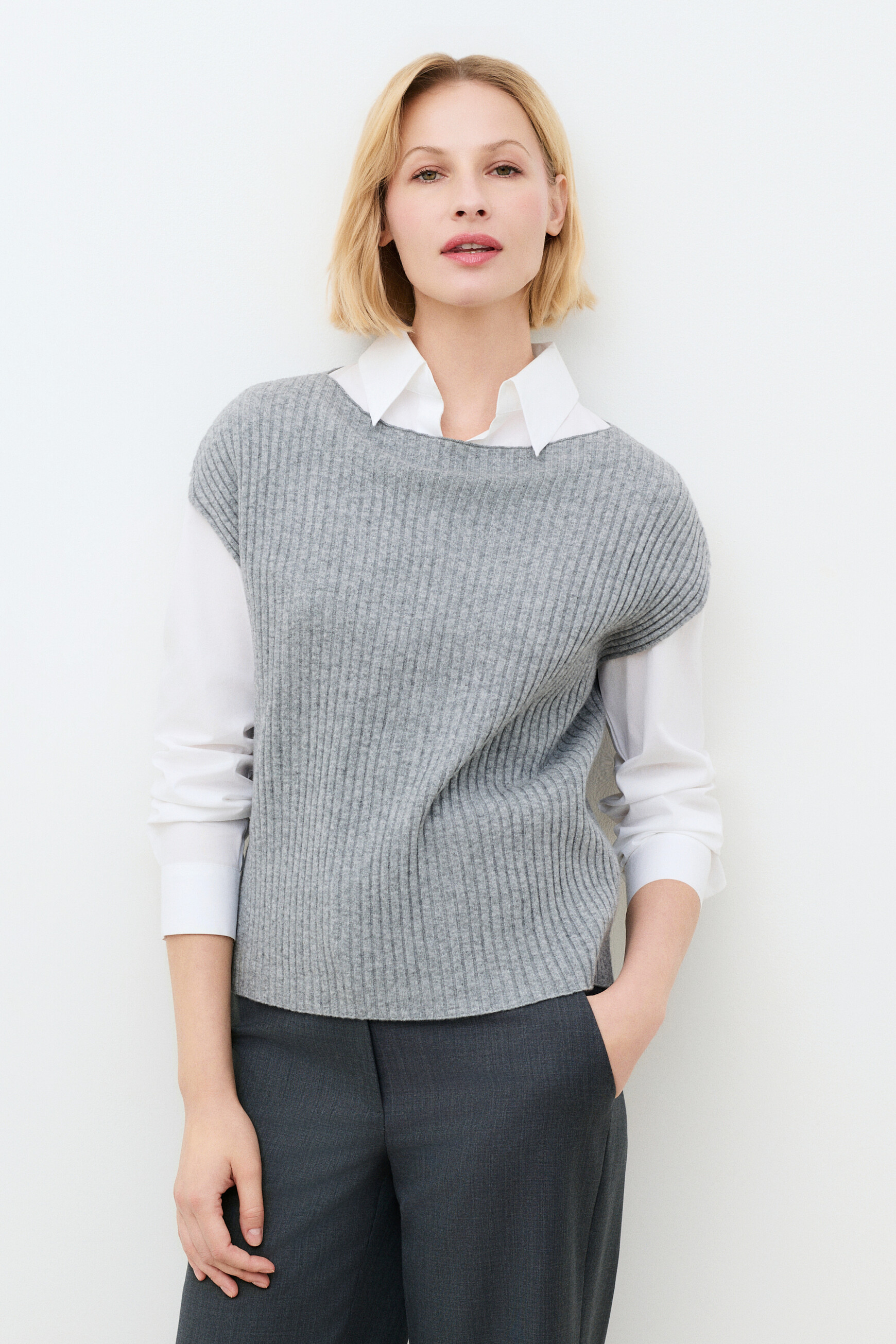 Mjudith sweater grey woman