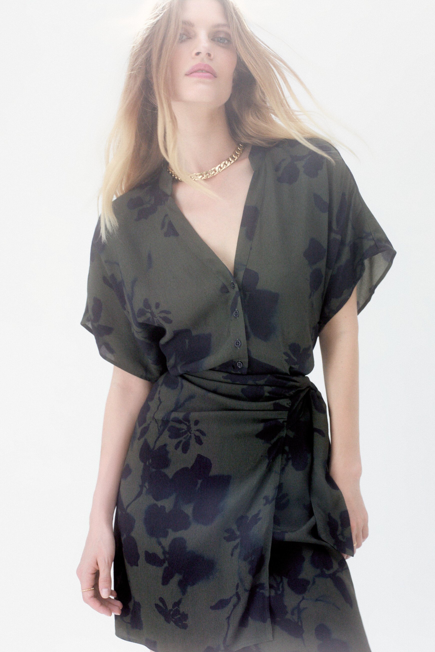 robe rash vert kaki femme Robe Rash vert kaki femme