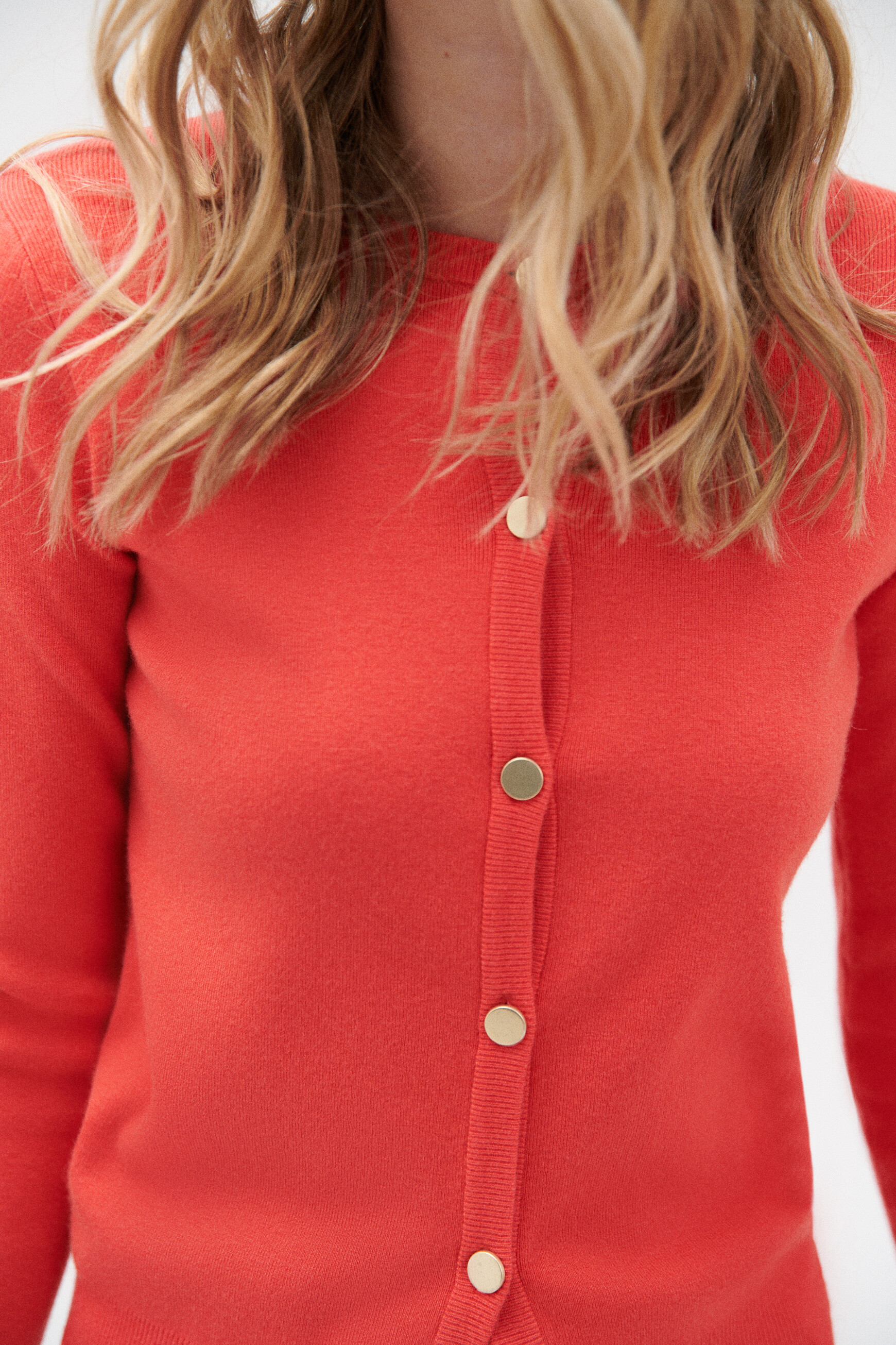 cardigan harold rouge femme